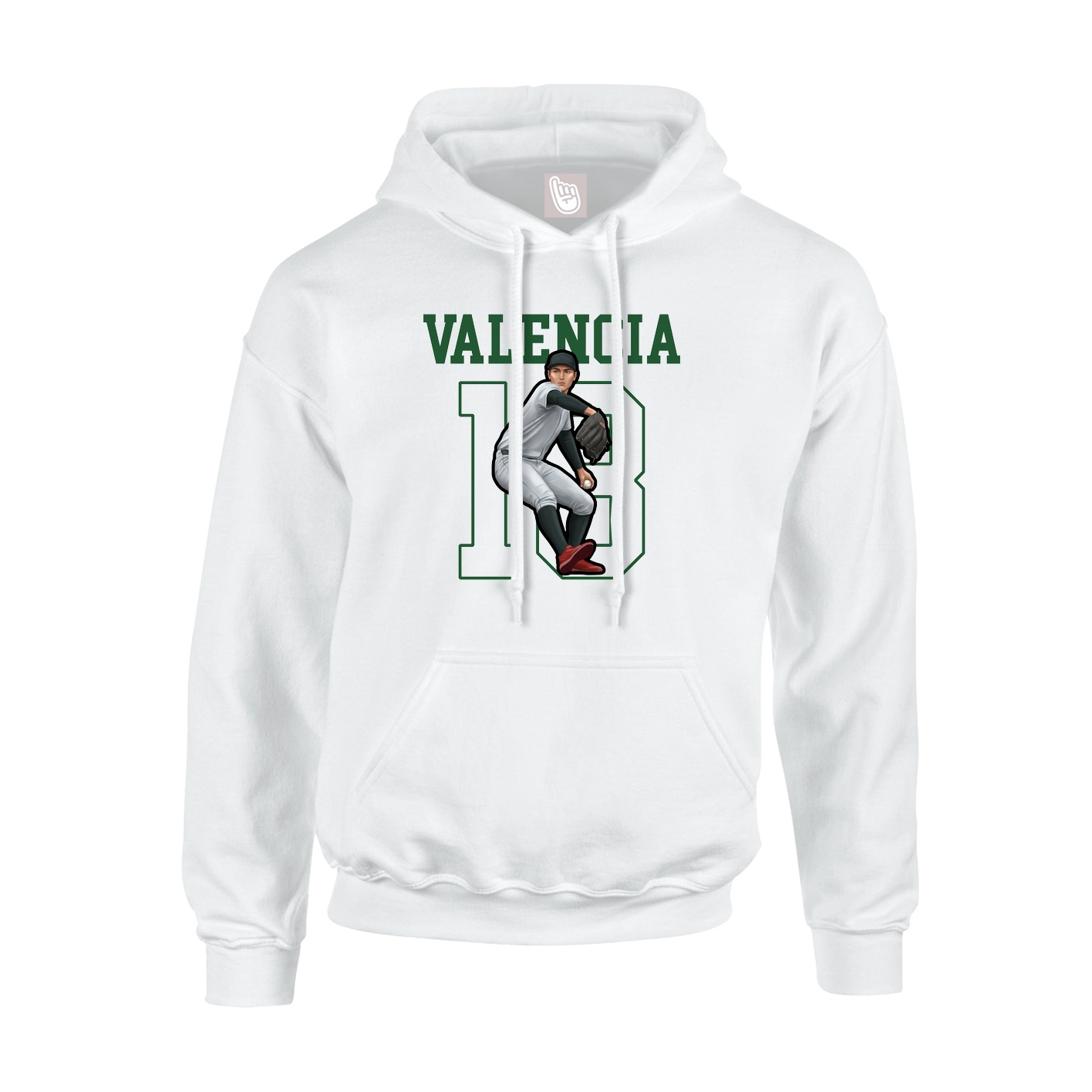 Hoodie — Shirsey in White