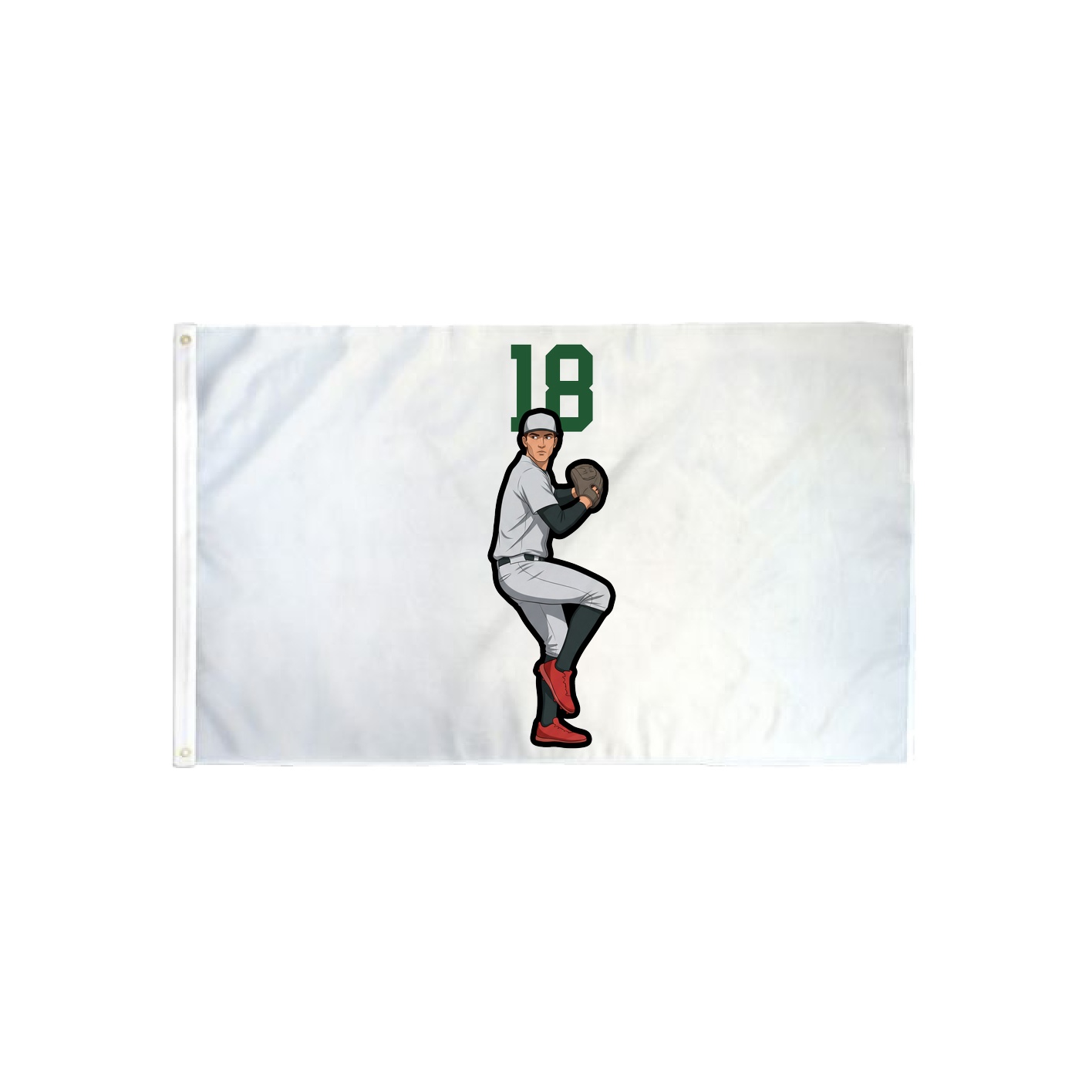 3x5 Flag — Number Top in Classic