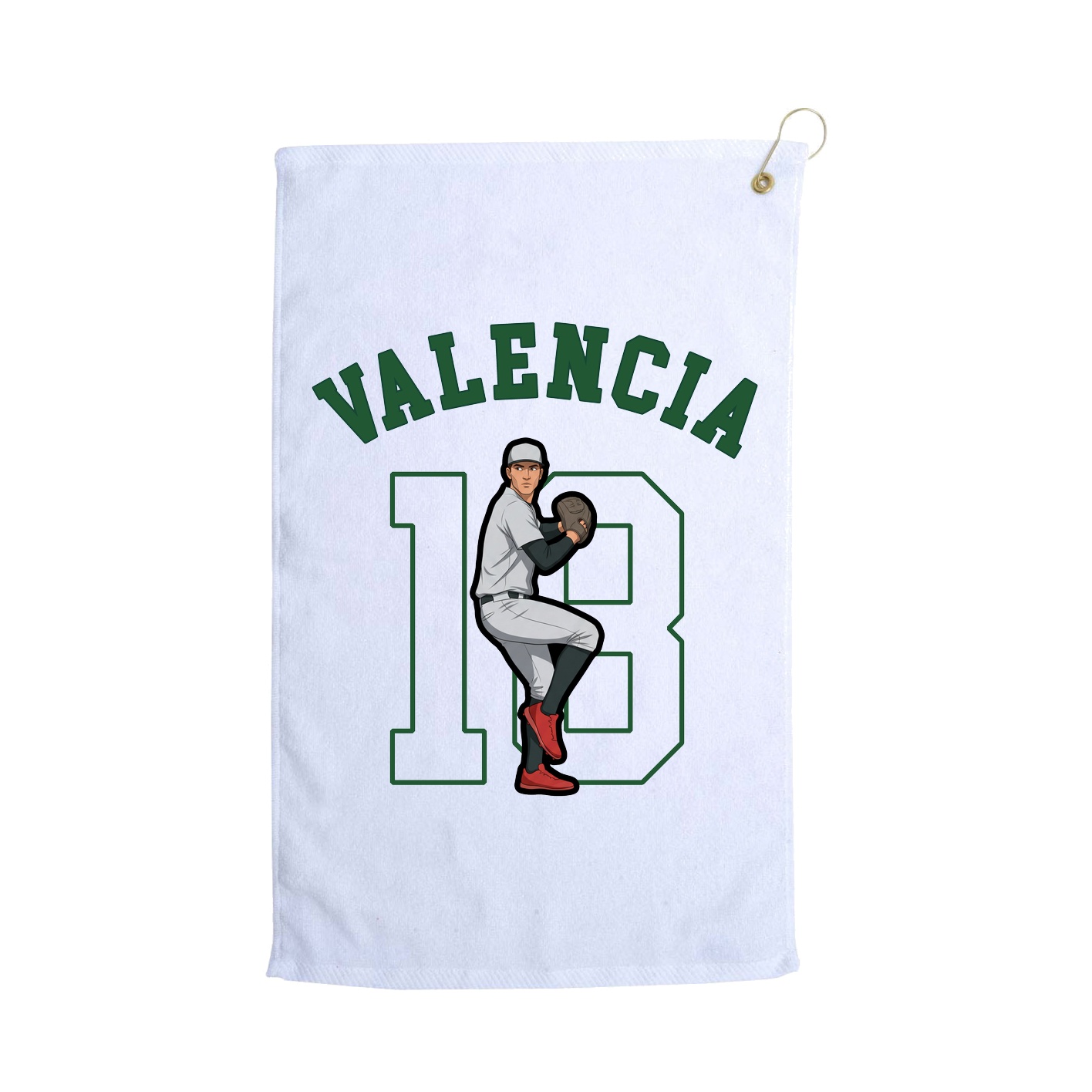 Golf Towel — Shirsey Arch in White