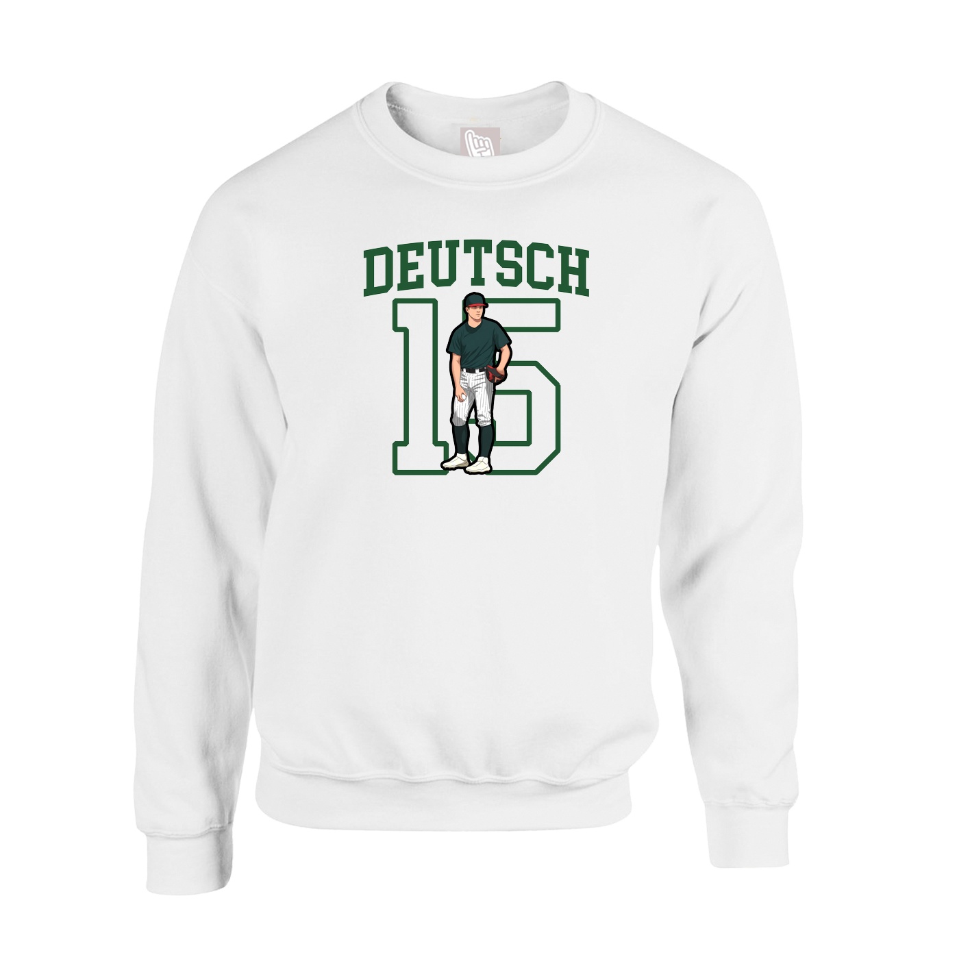 Fleece Crew — Shirsey in White