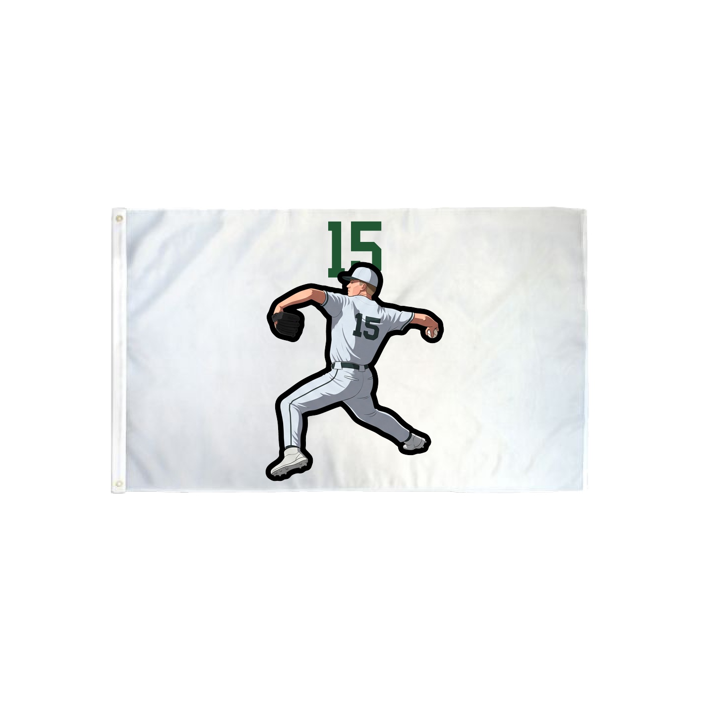 3x5 Flag — Number Top in Classic