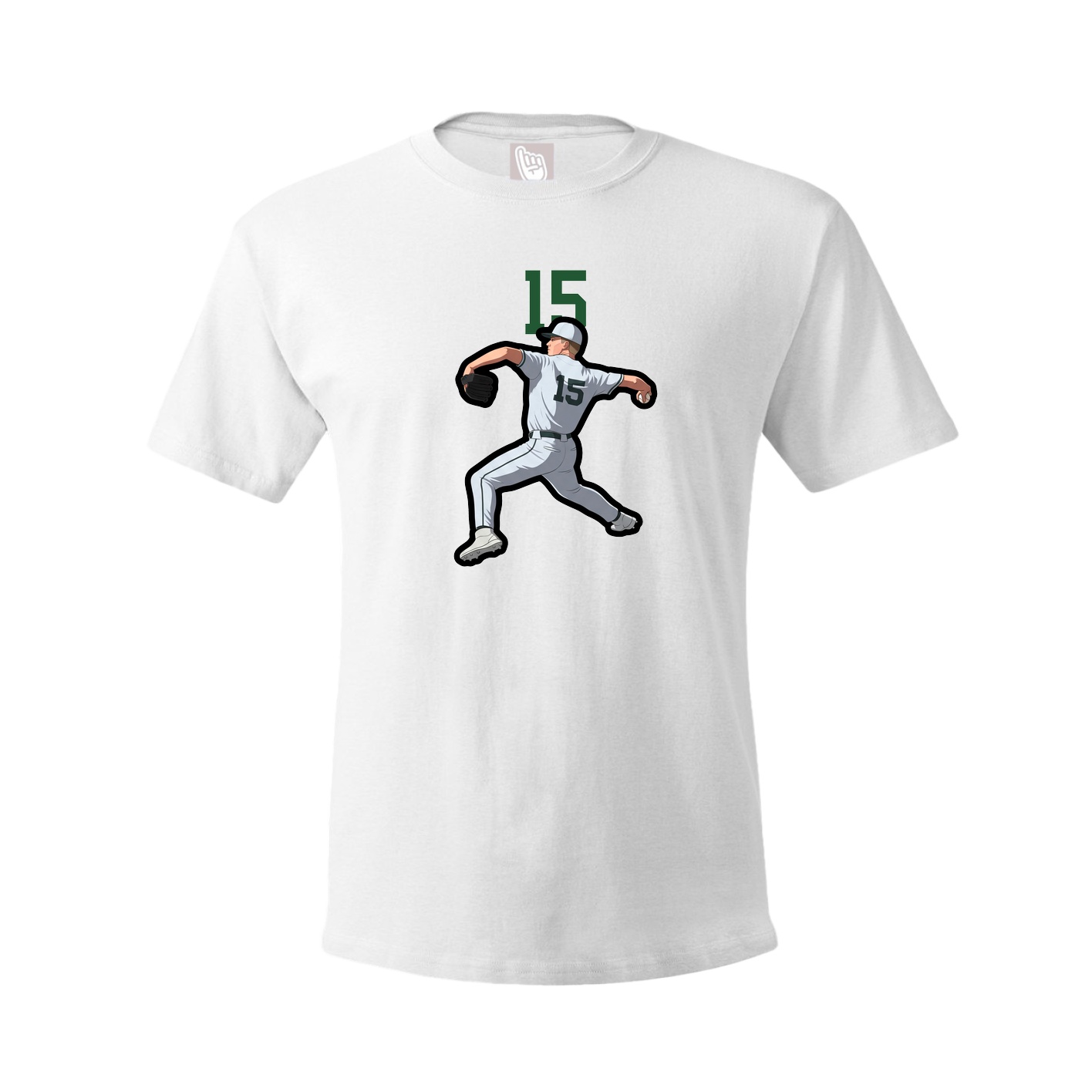 Tee — Number Top in White