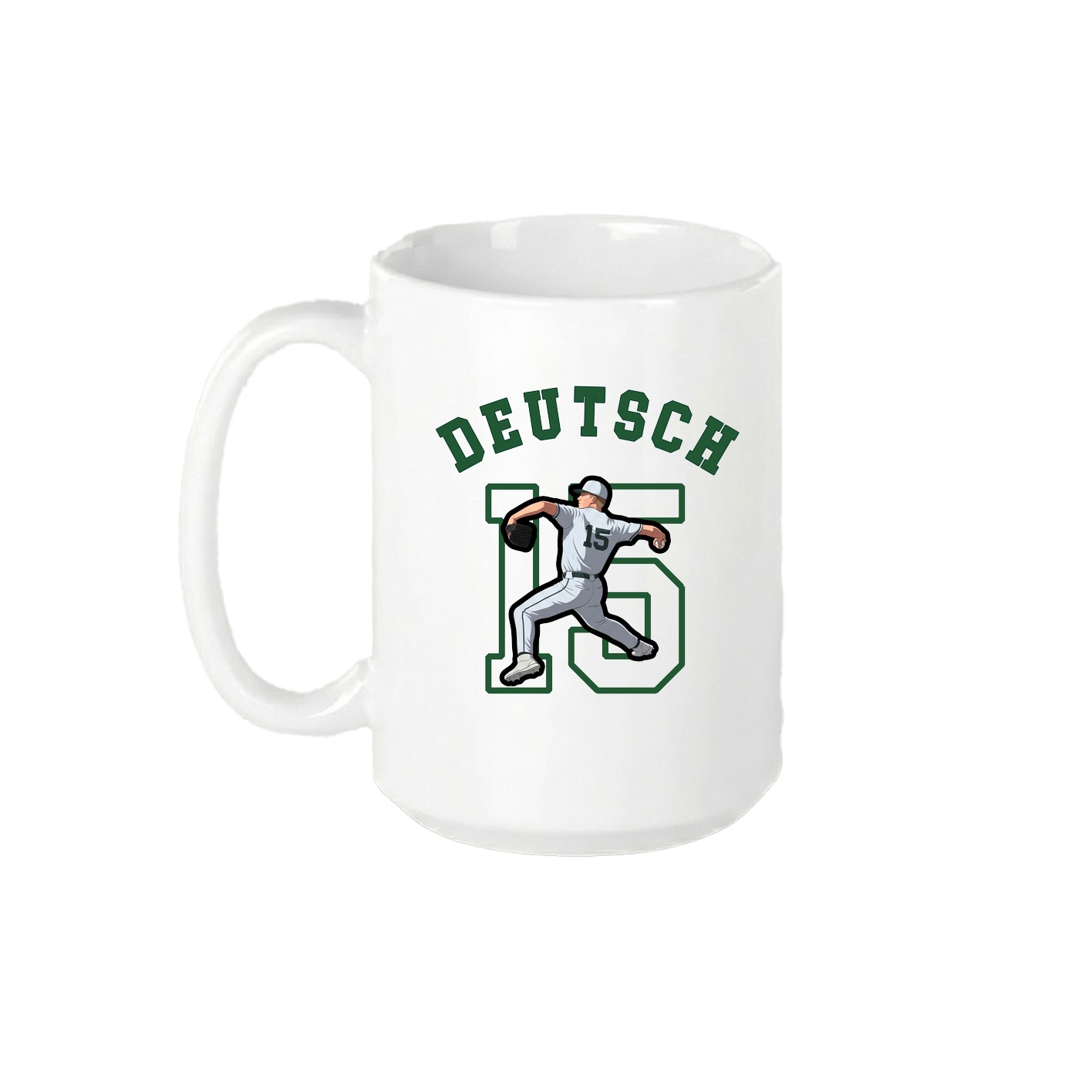 15oz Coffee Mug — Shirsey Arch in White