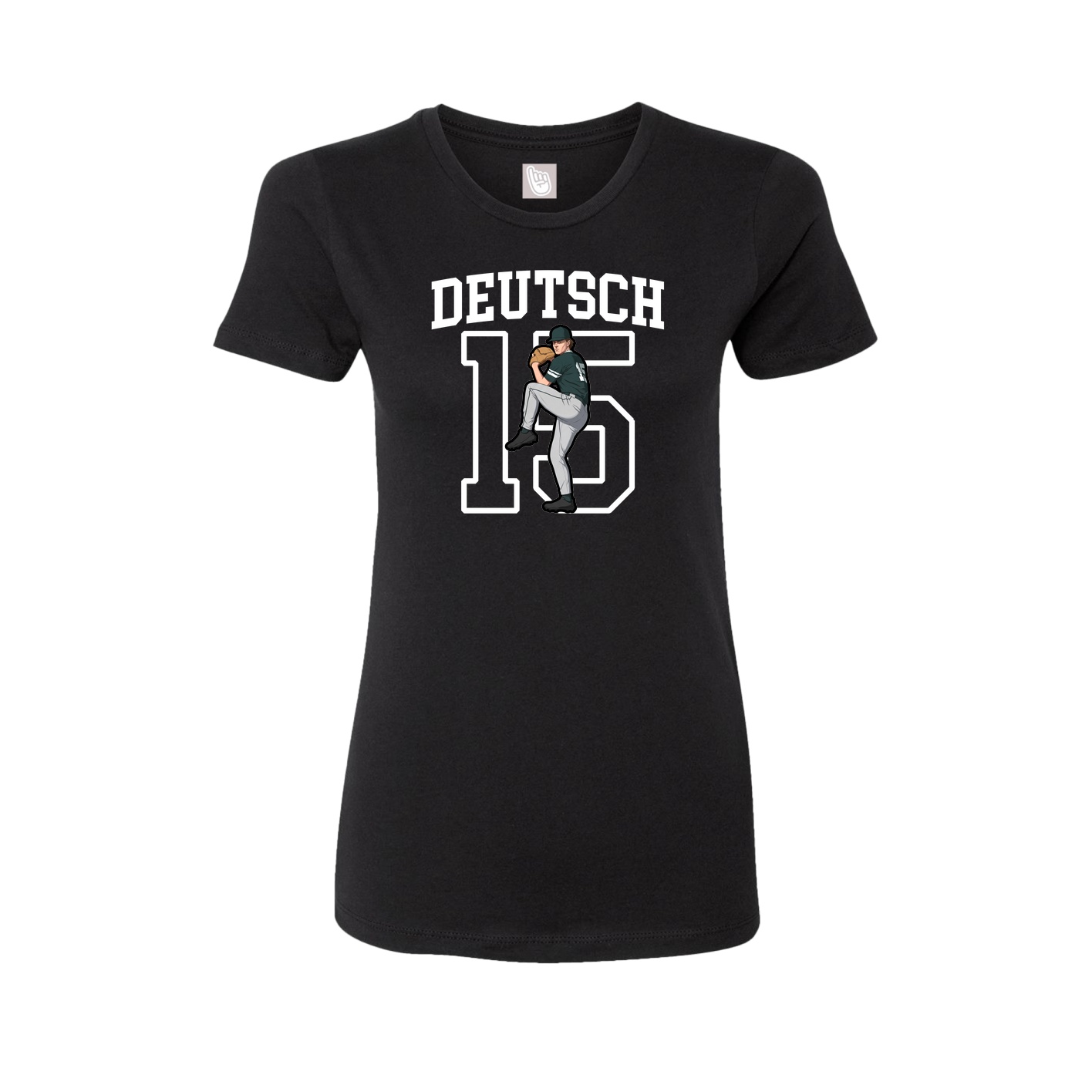 Fitted Women's Tee — Shirsey in Black