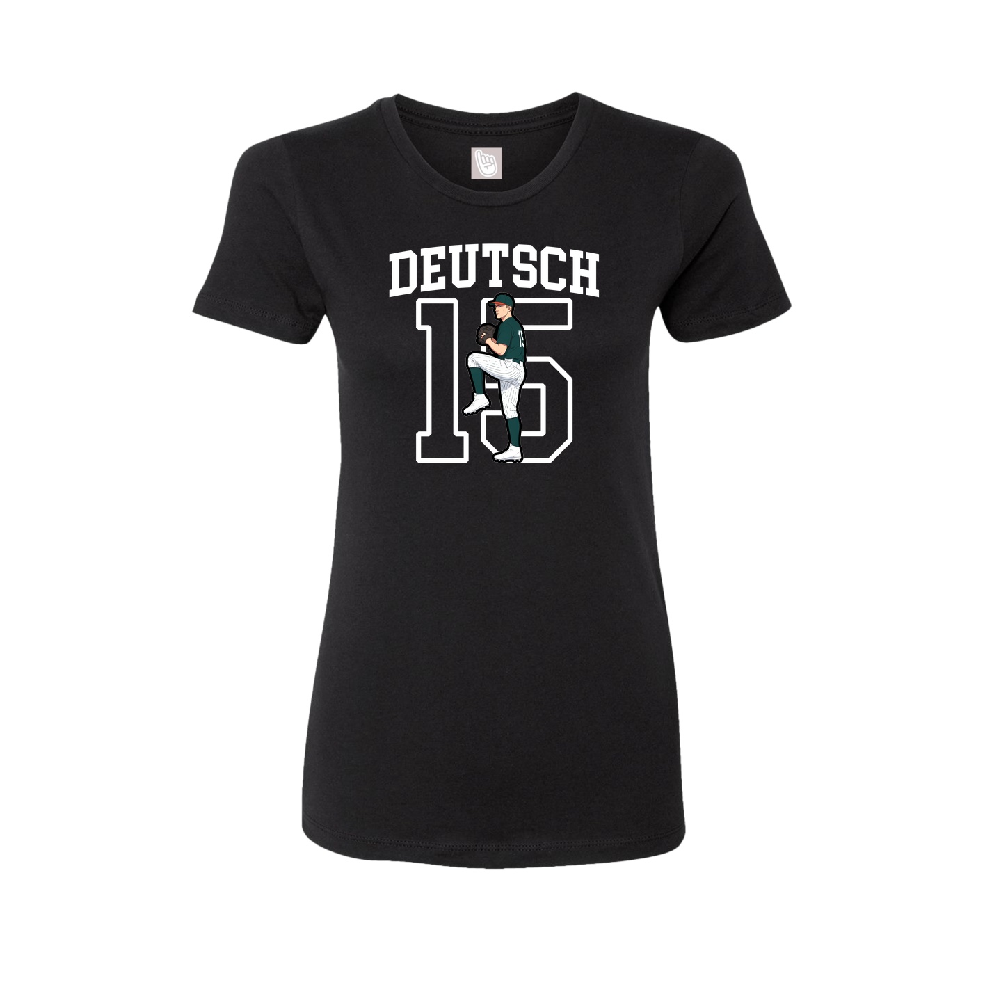 Fitted Women's Tee — Shirsey in Black