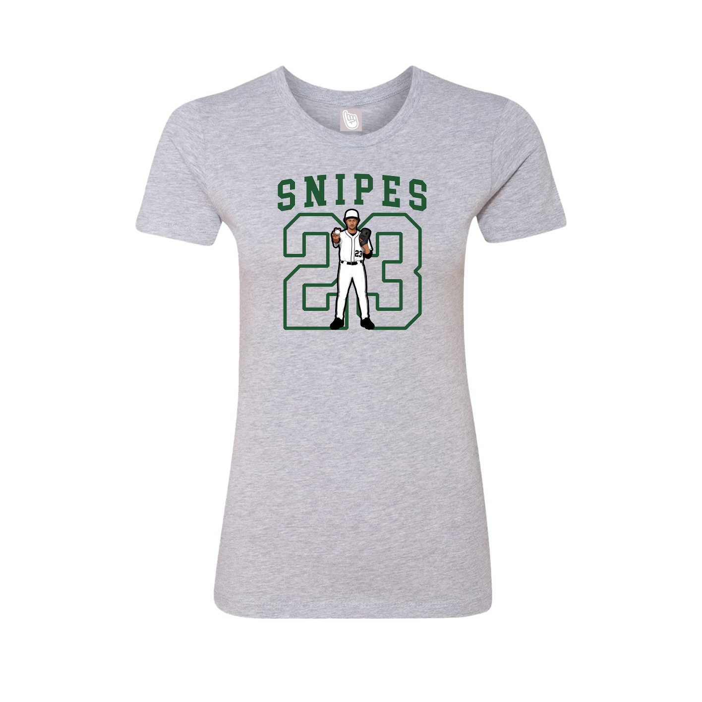 Fitted Women's Tee — Shirsey in Grey
