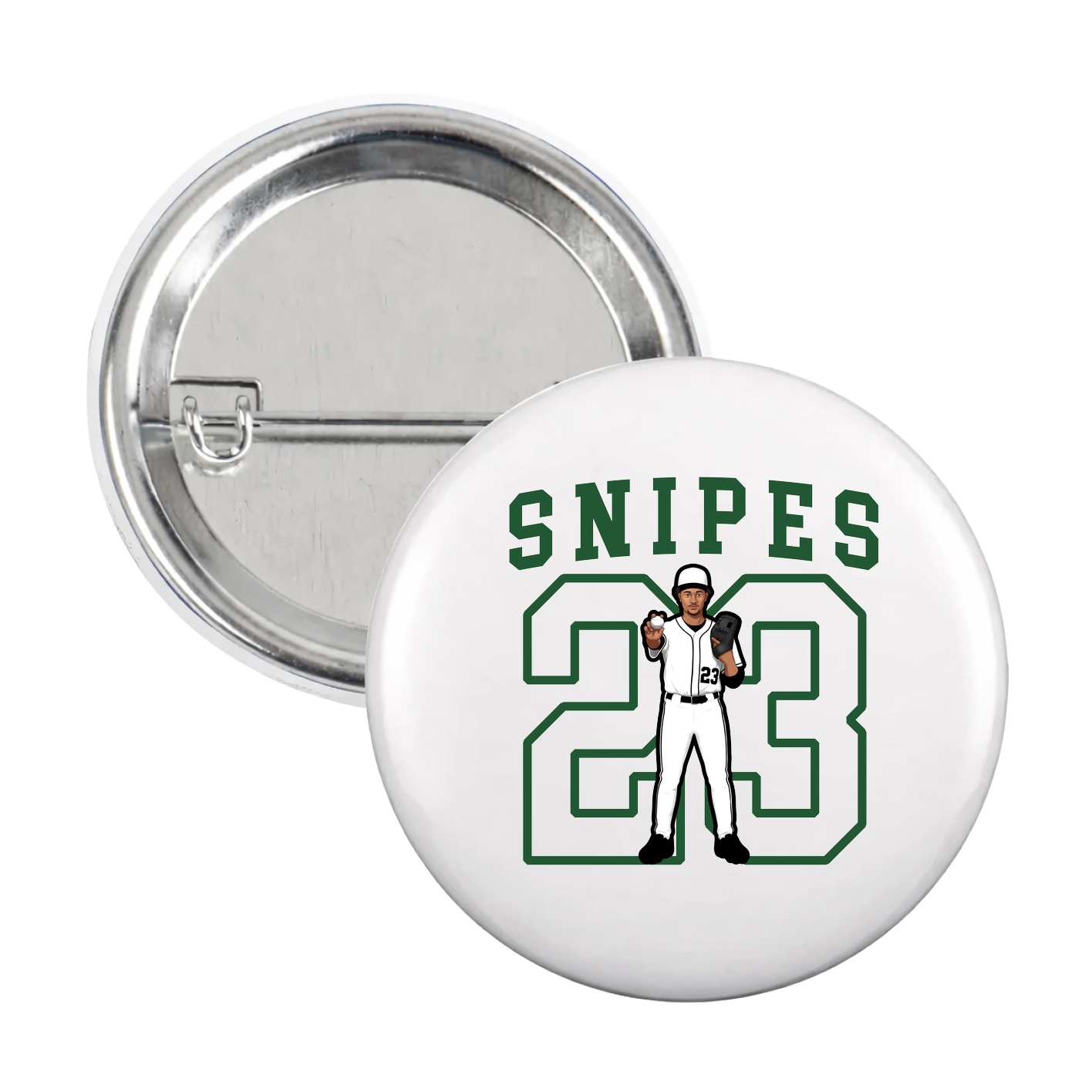 Game Day Button — Shirsey in White