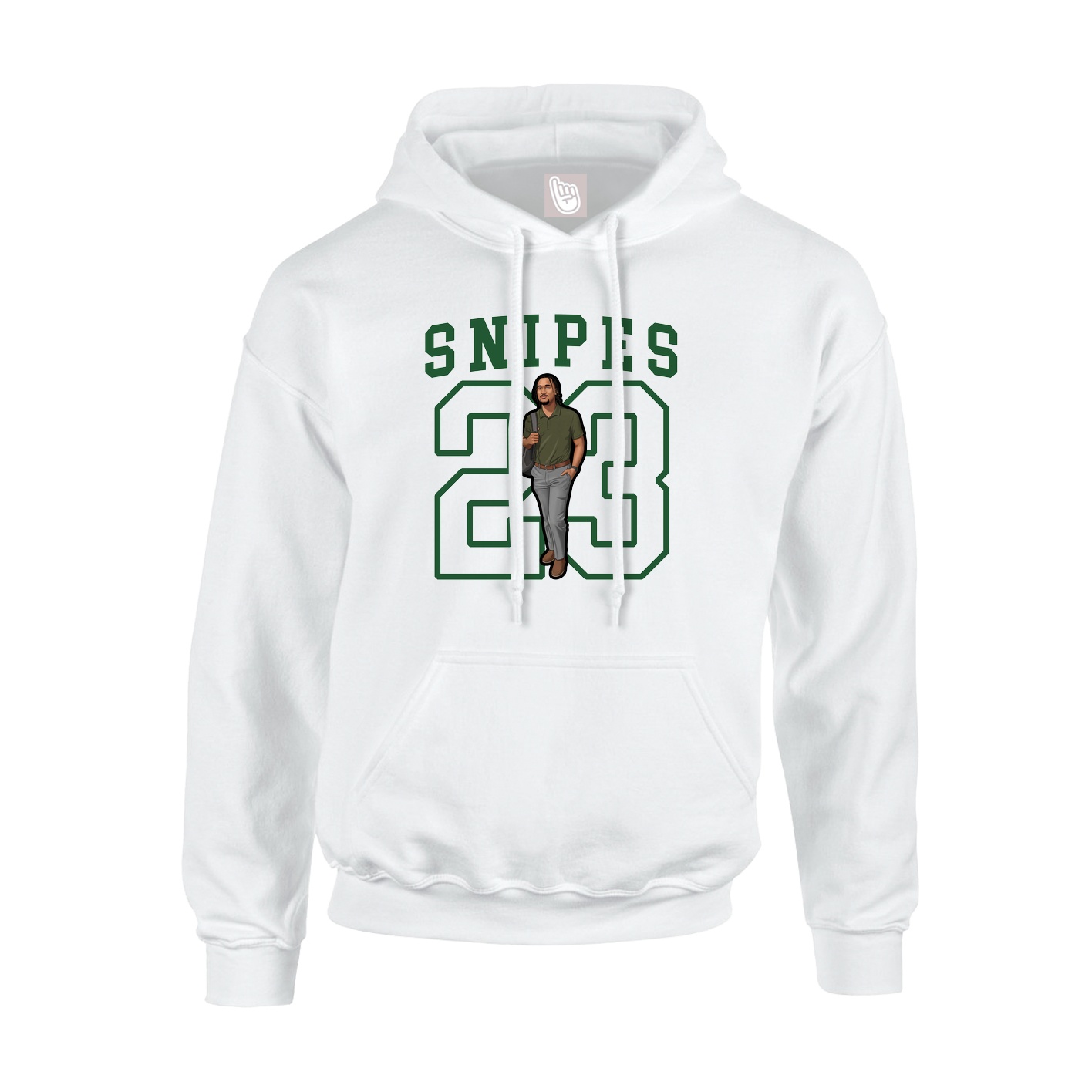 Hoodie — Shirsey in White