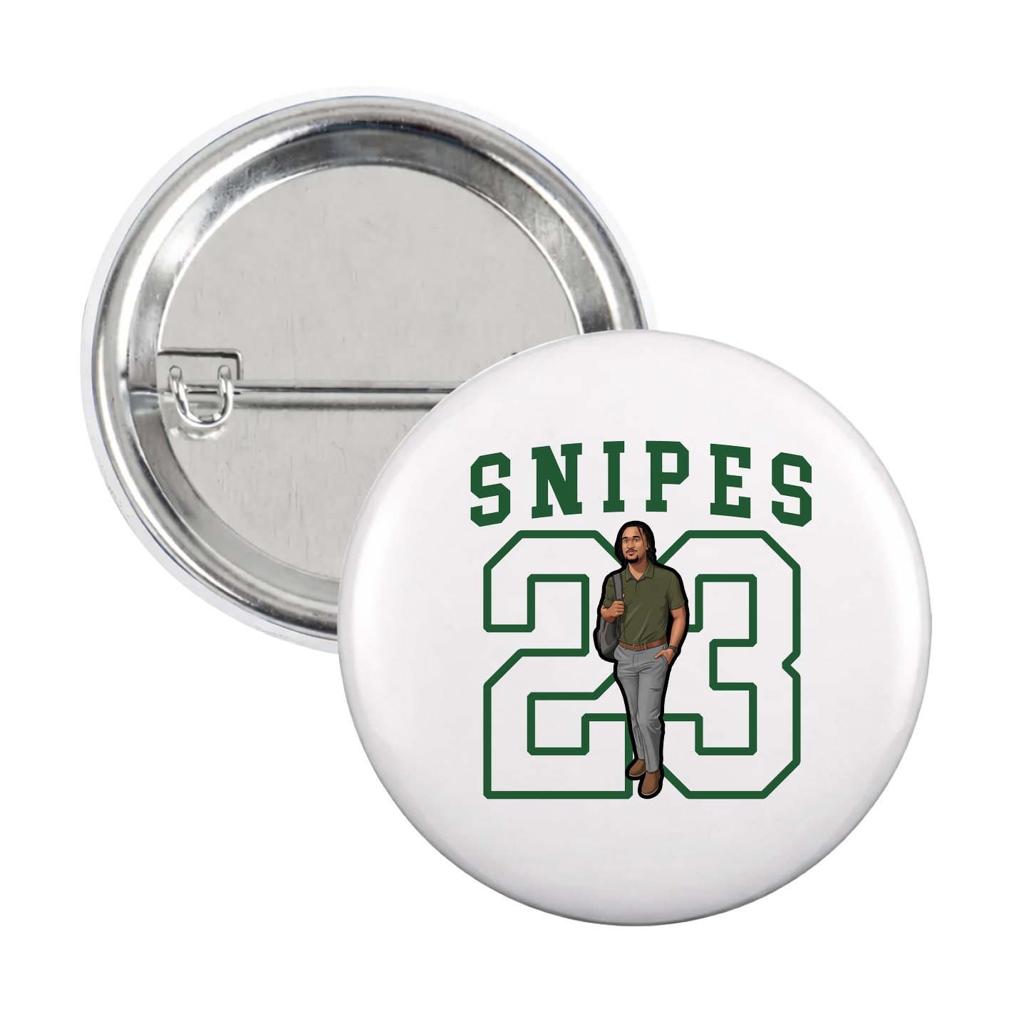 Game Day Button — Shirsey in White