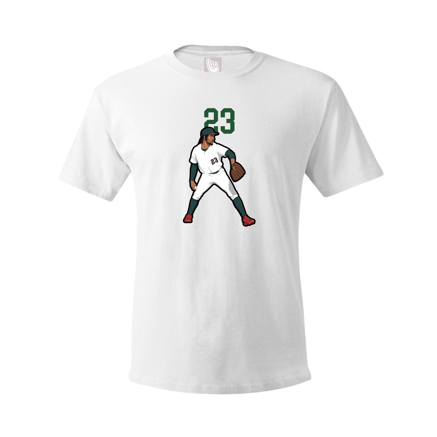Tee — Number Top in White