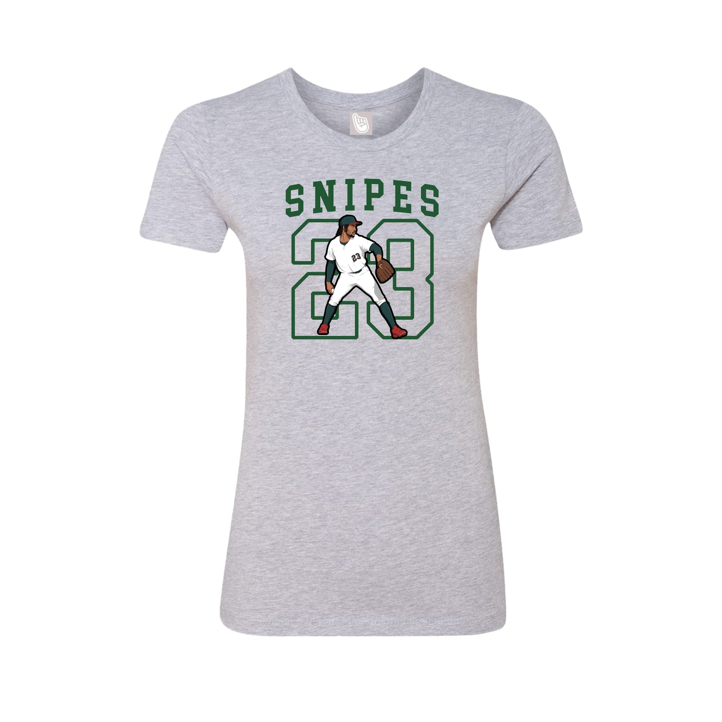 Fitted Women's Tee — Shirsey in Grey