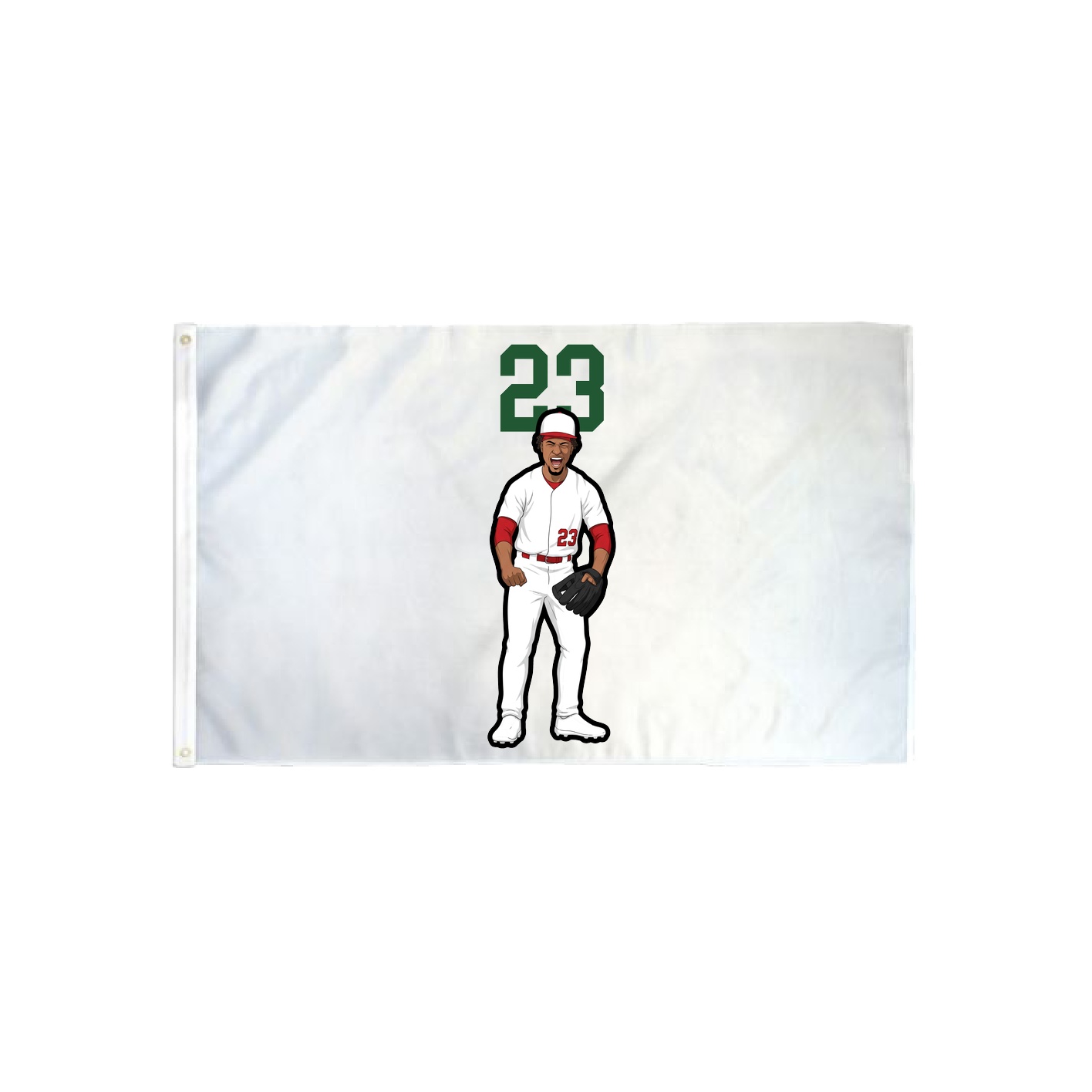 3x5 Flag — Number Top in Classic