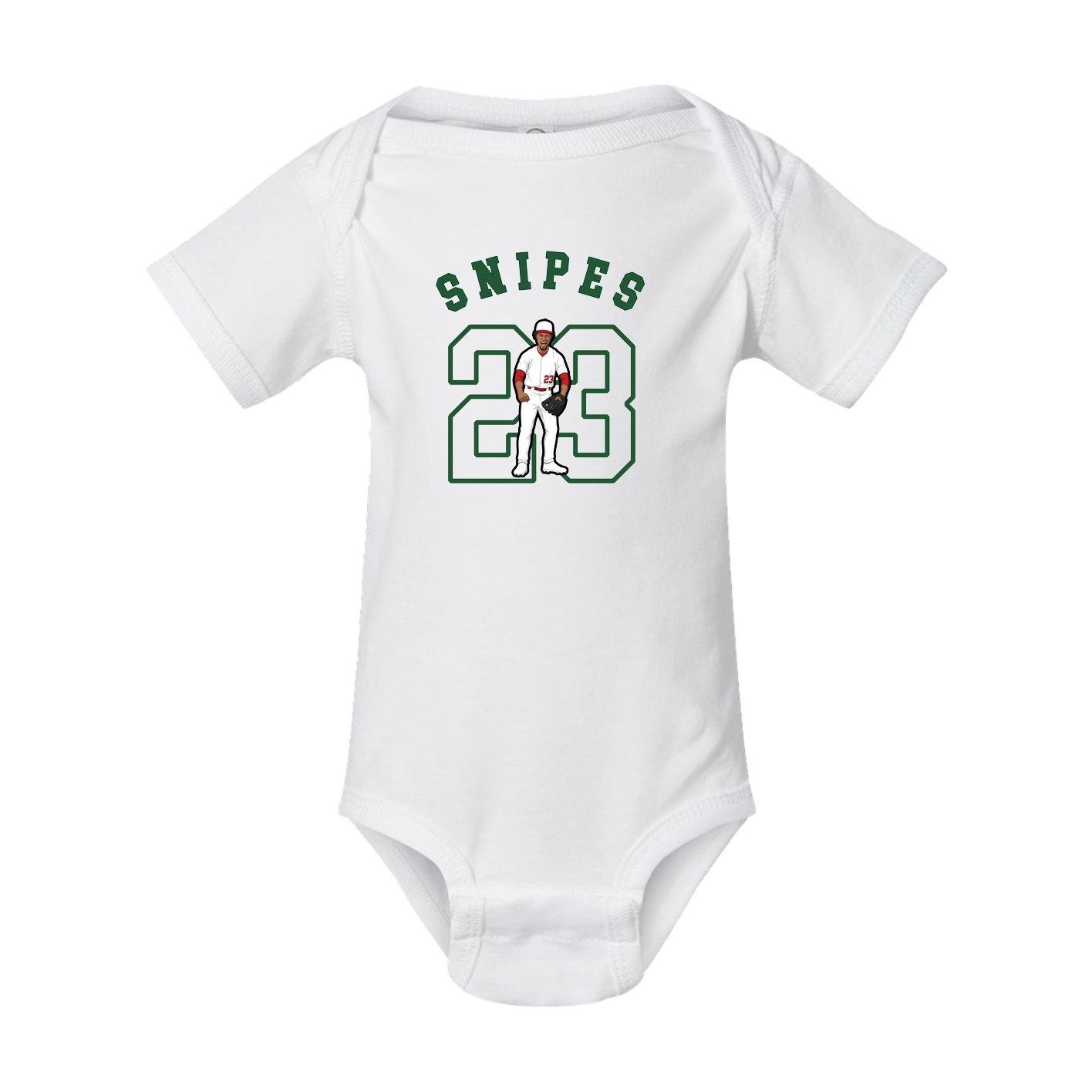 Baby Onesie — Shirsey Arch in White