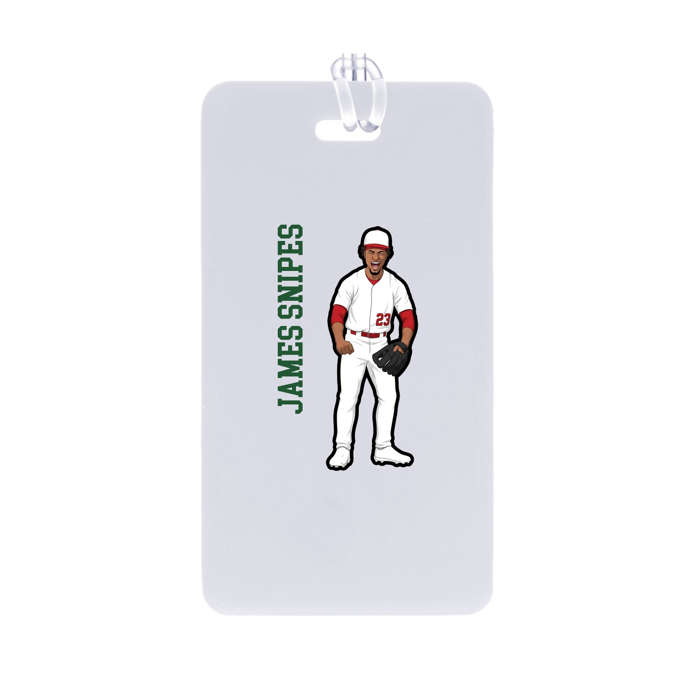 Bag Tag — Name Vertical in Classic