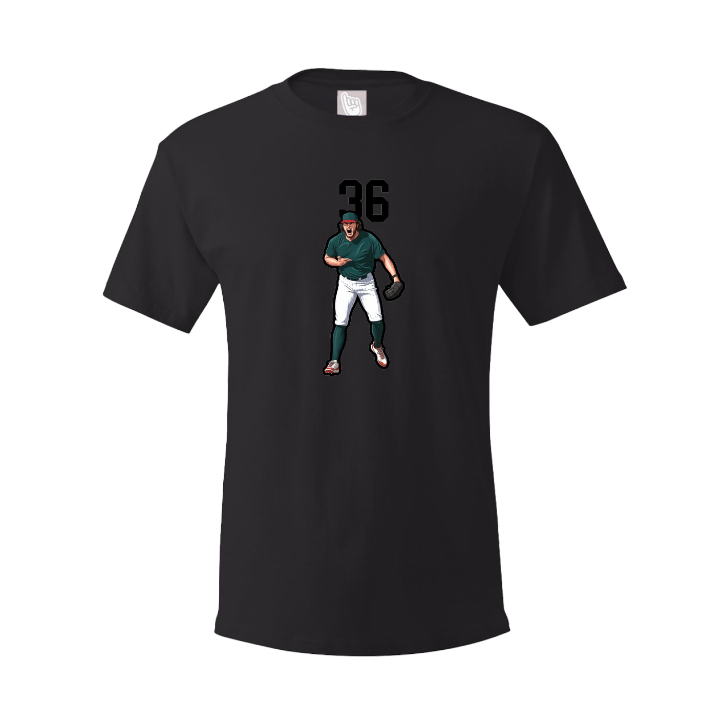 Tee — Number Top in Black