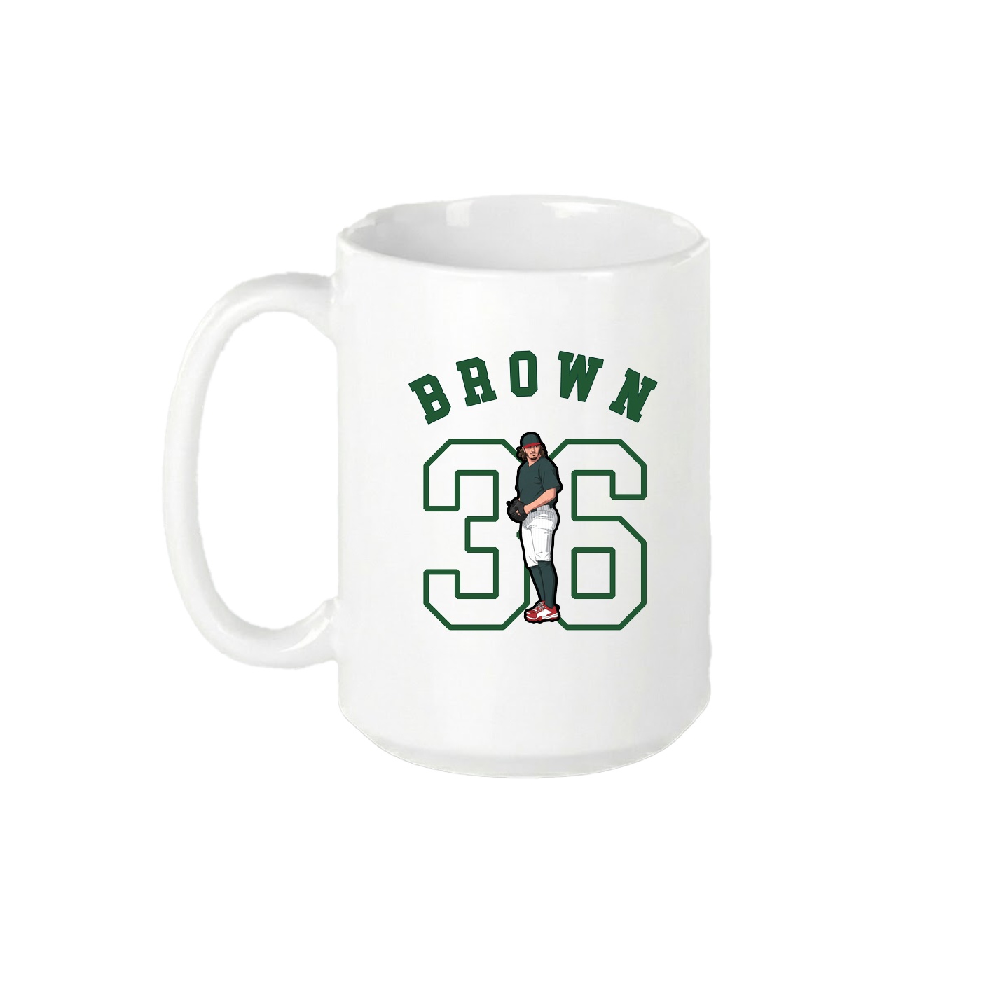 15oz Coffee Mug — Shirsey Arch in White