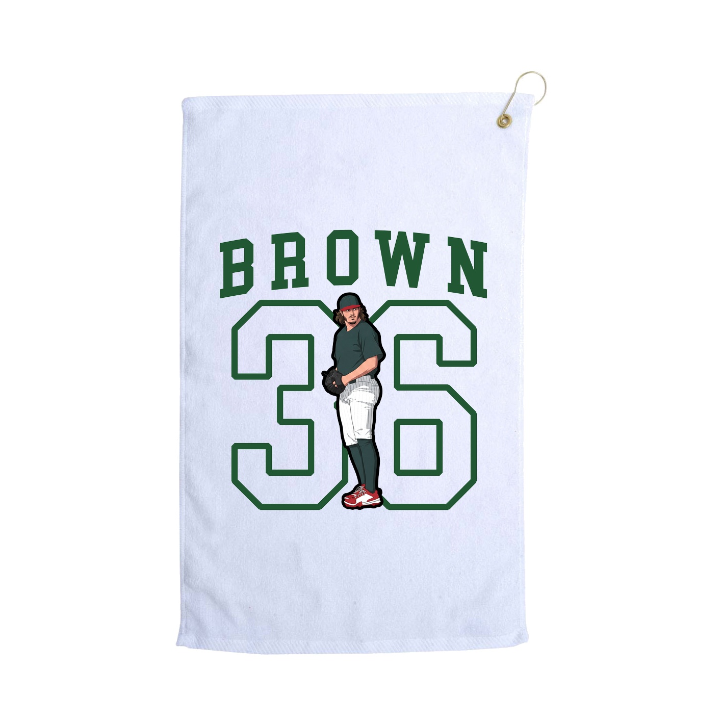 Golf Towel — Shirsey in White