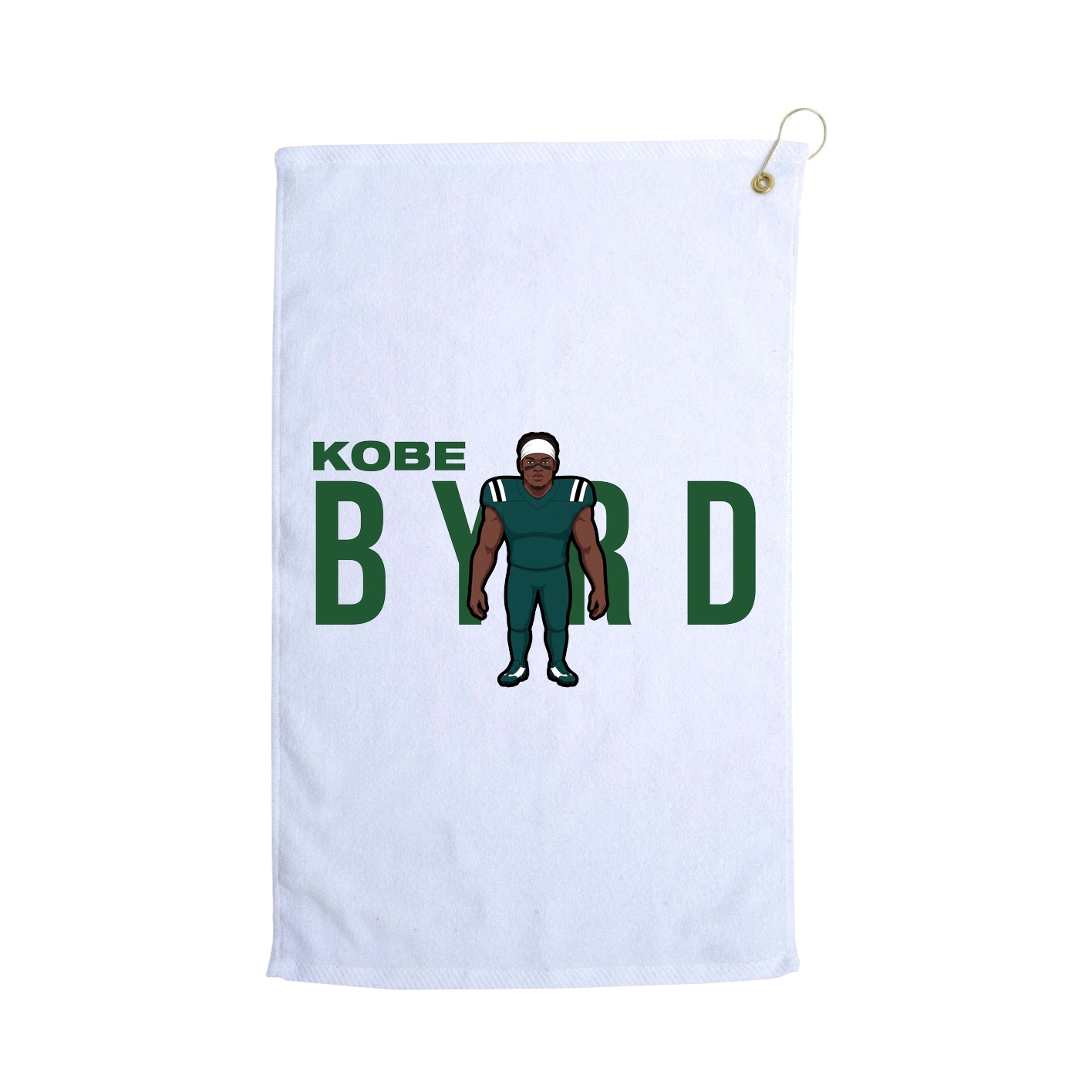 Golf Towel — Player Name in White