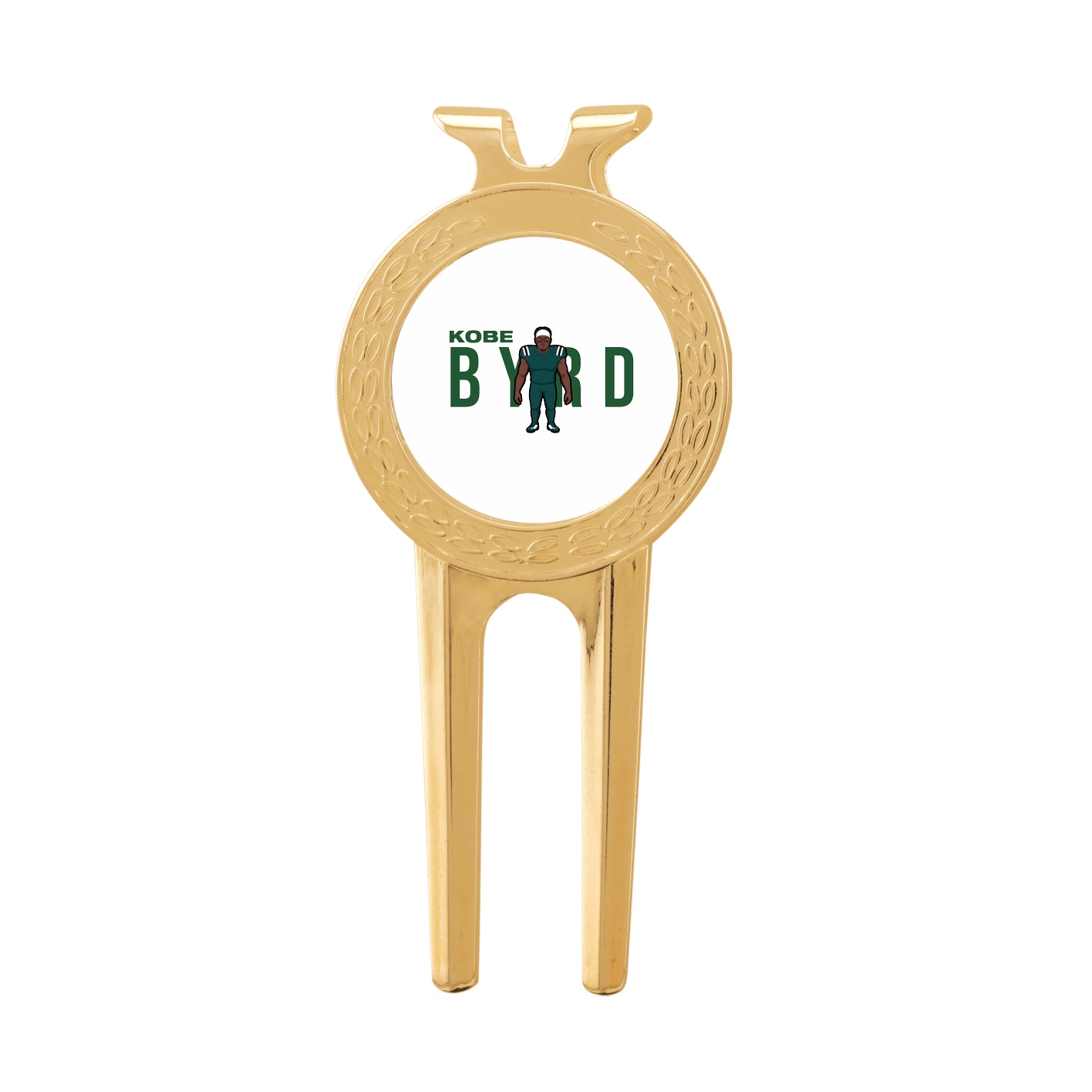 Divot Tool with Ball Marker — Player Name in Classic