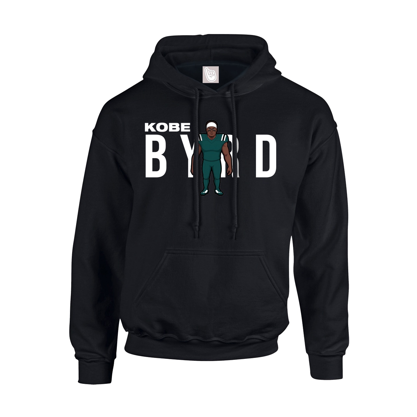 Youth Hoodie — Player Name in Black