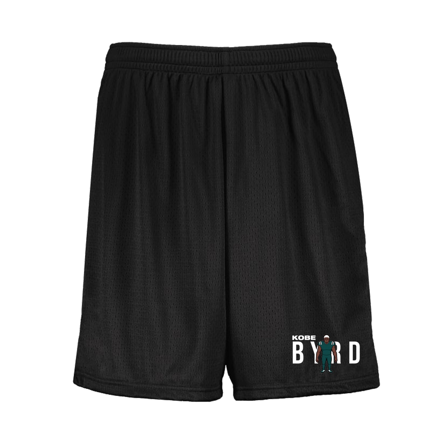 Shorts — Player Name in Black