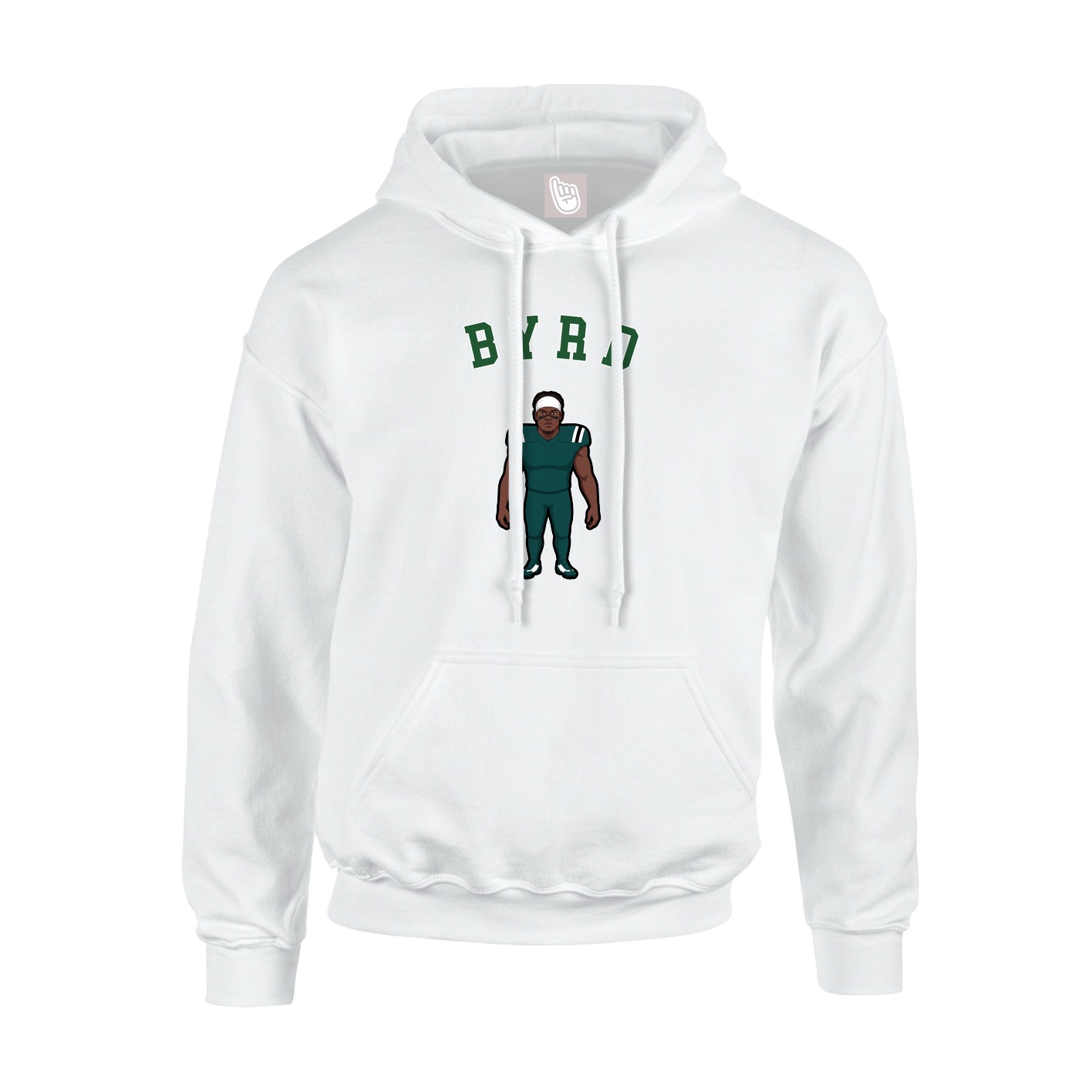 Youth Hoodie — Shirsey Arch in White