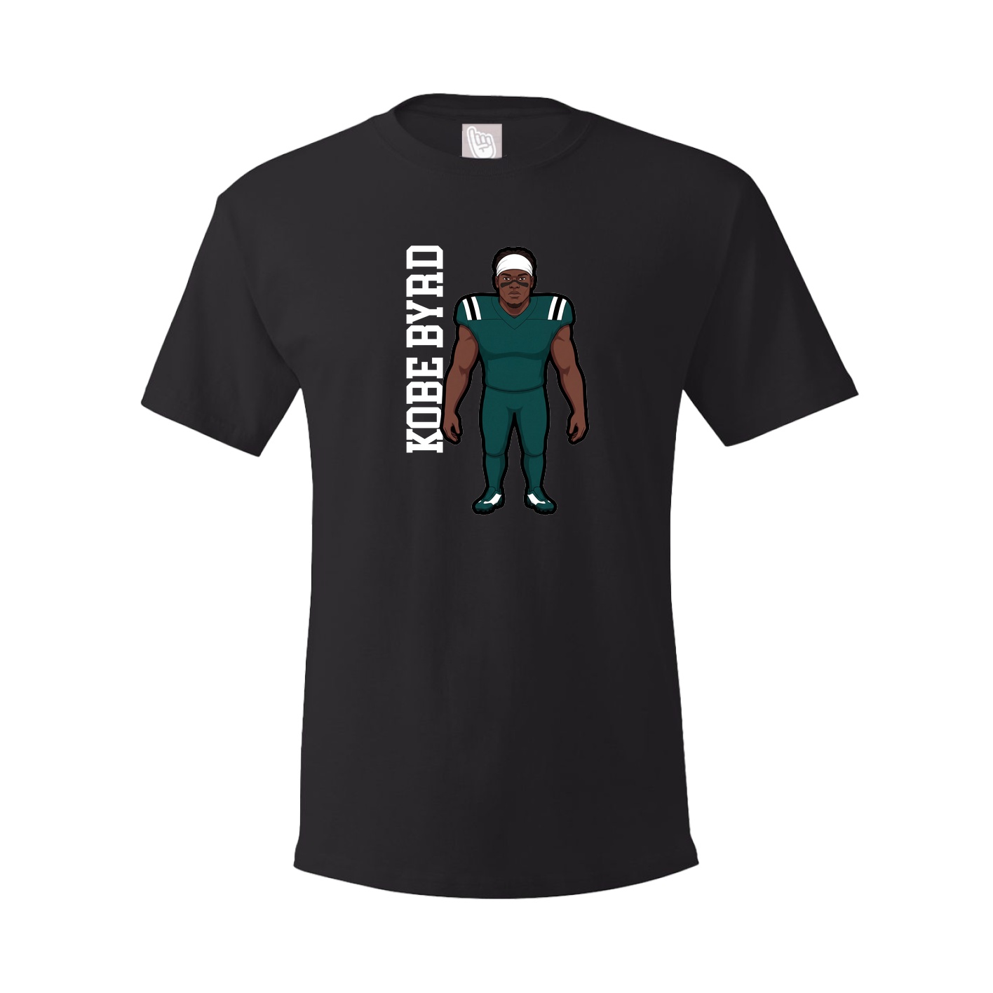 Tee — Name Vertical in Black