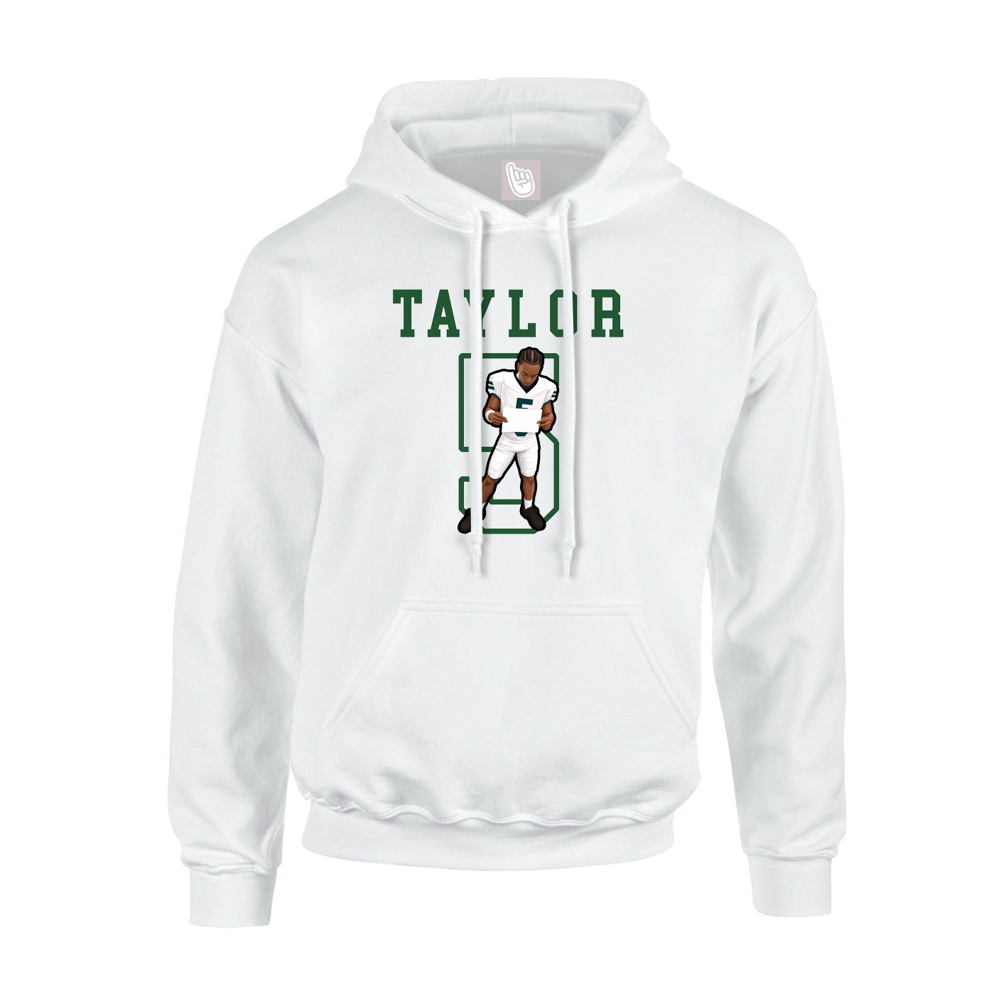 Hoodie — Shirsey in White
