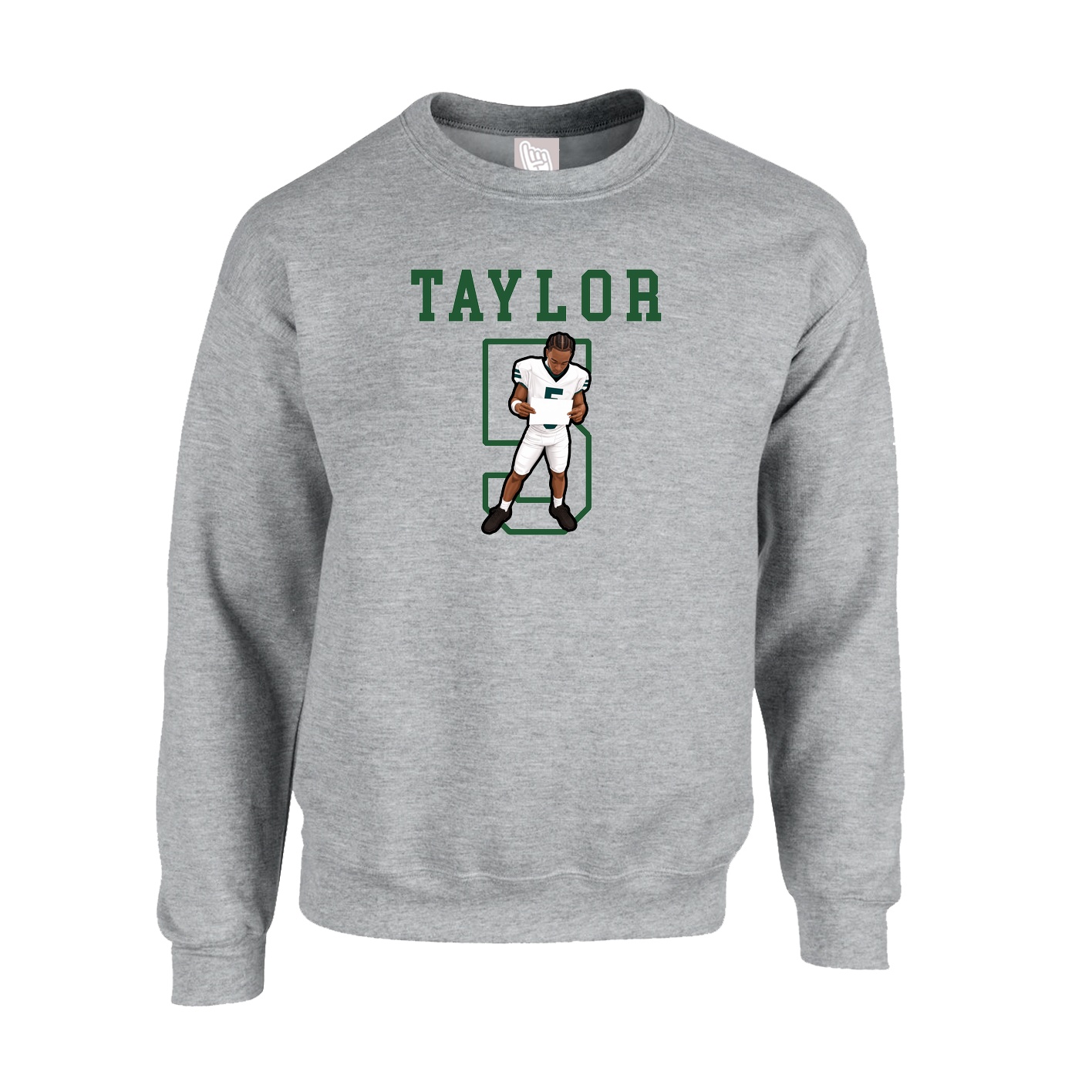 Fleece Crew — Shirsey in Grey