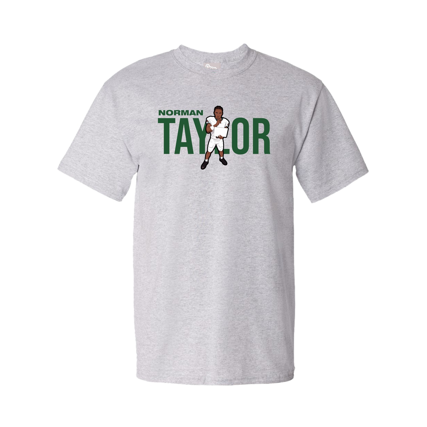 Youth Tee — Player Name in Grey