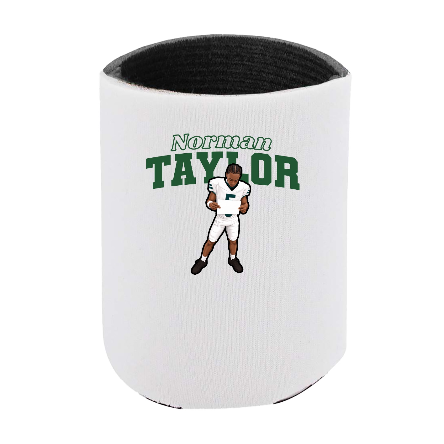 Can Holder — Name Arch in White