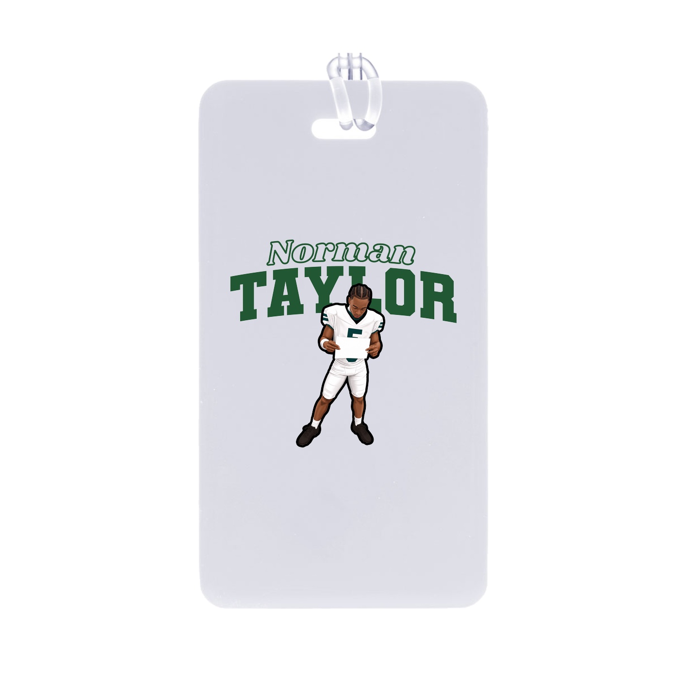 Bag Tag — Name Arch in Classic