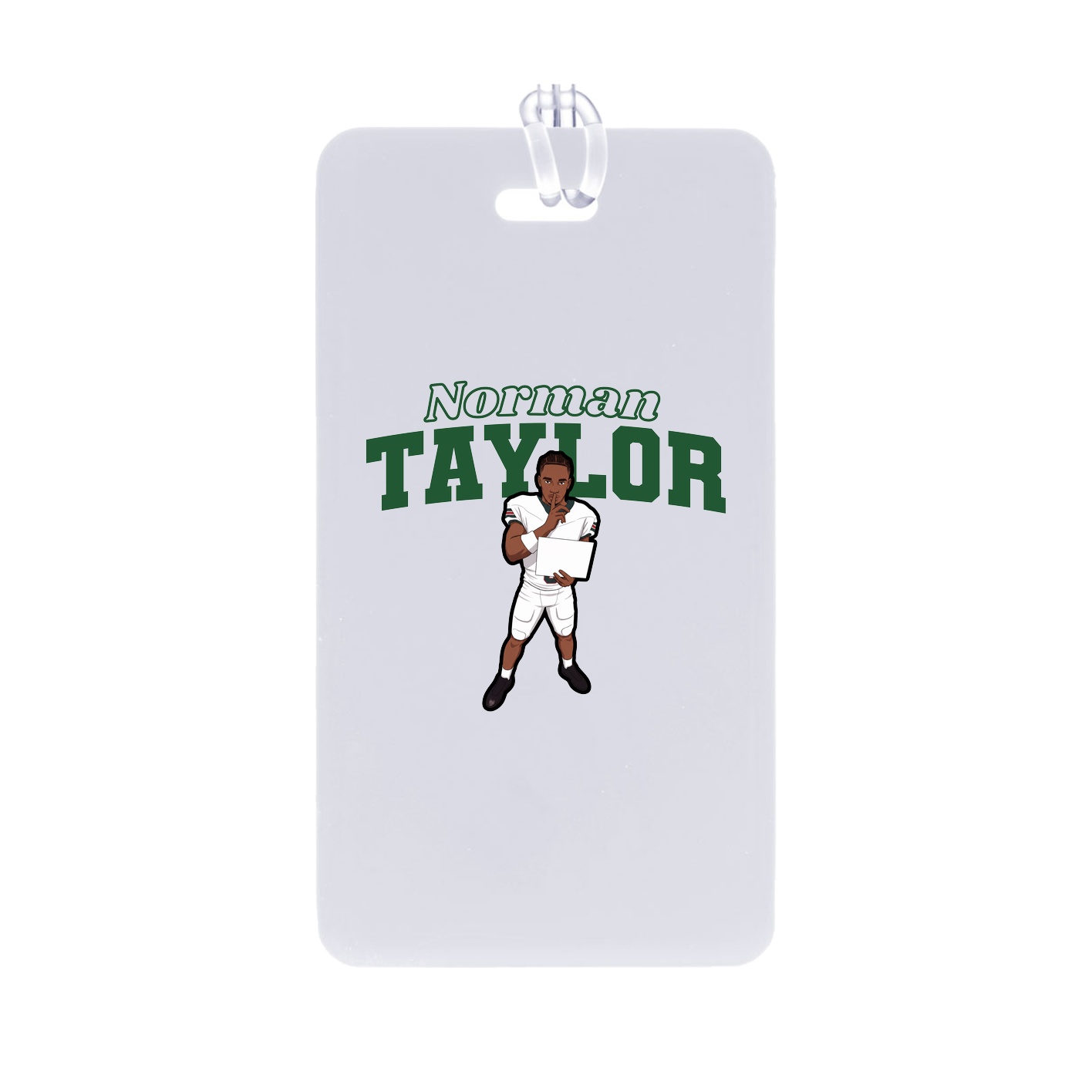 Bag Tag — Name Arch in Classic