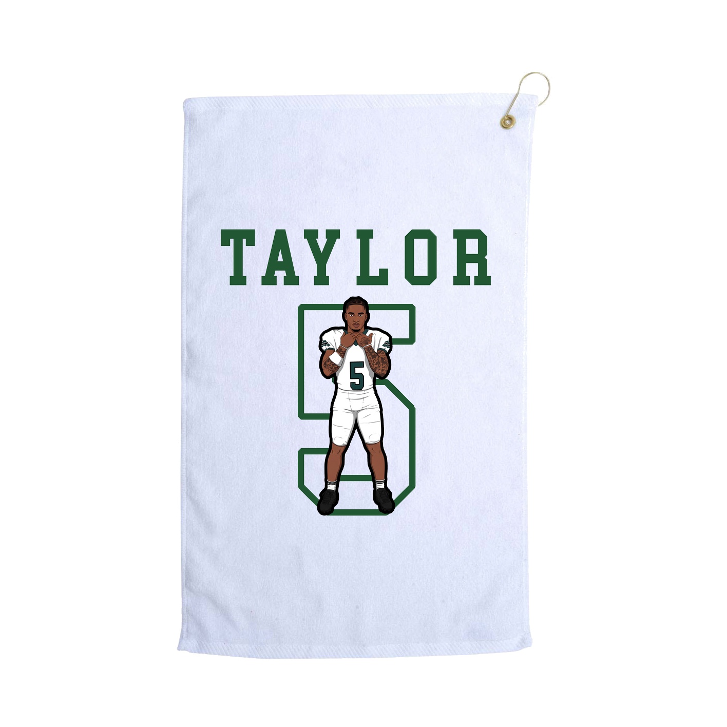 Golf Towel — Shirsey in White