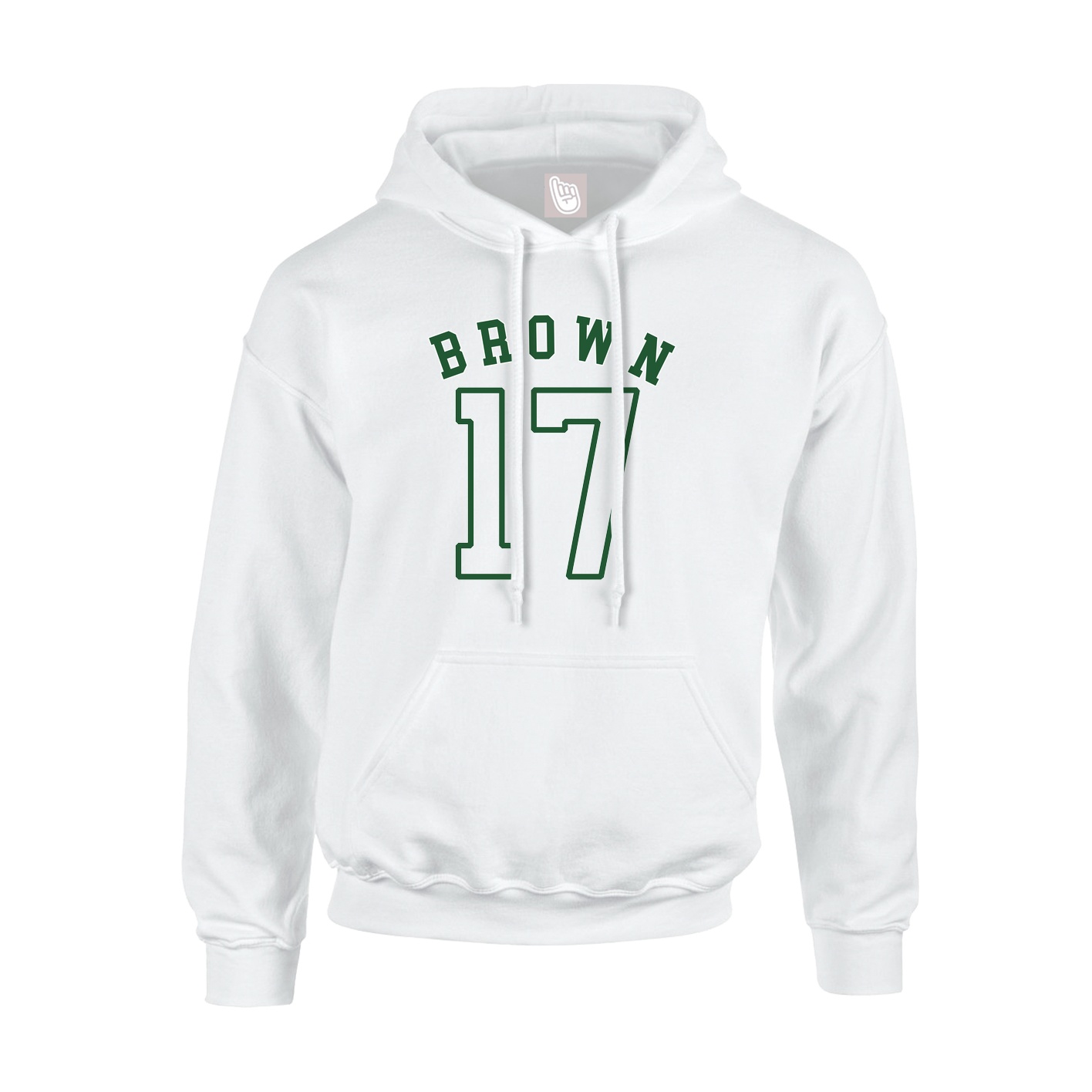 Youth Hoodie — Shirsey Arch in White