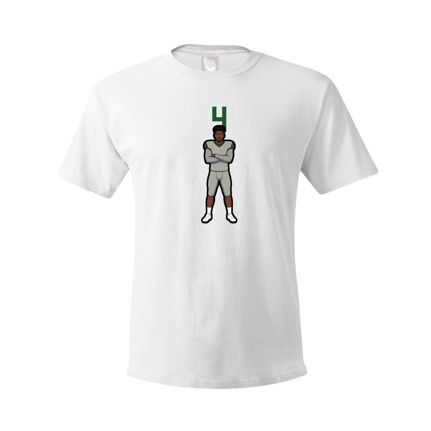 Tee — Number Top in White
