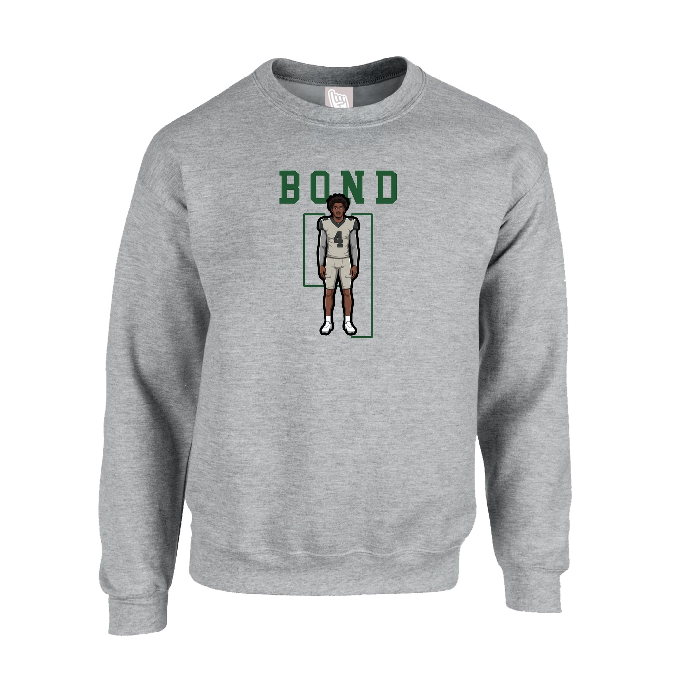 Fleece Crew — Shirsey in Grey