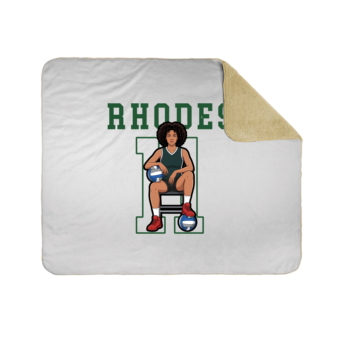 50x60 Sherpa Lined Throw Blanket