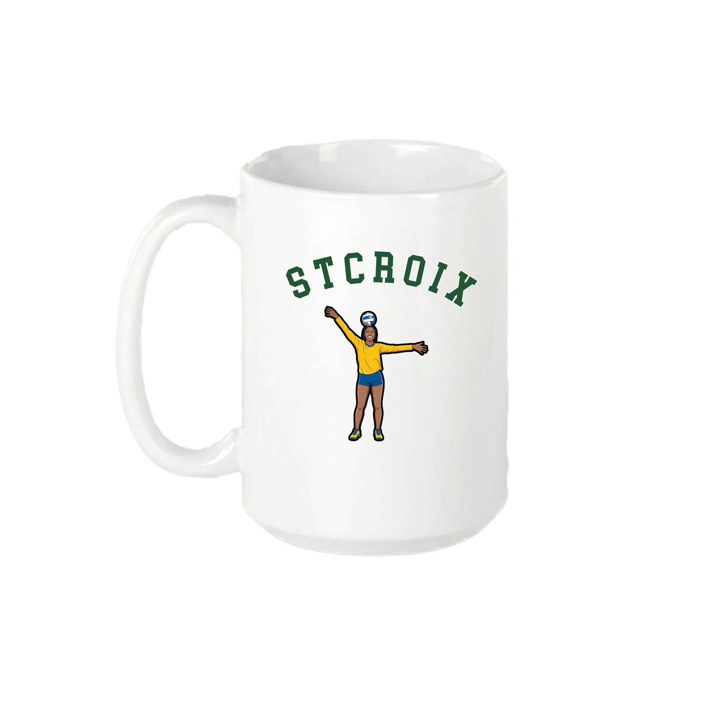 15oz Coffee Mug — Shirsey Arch in White