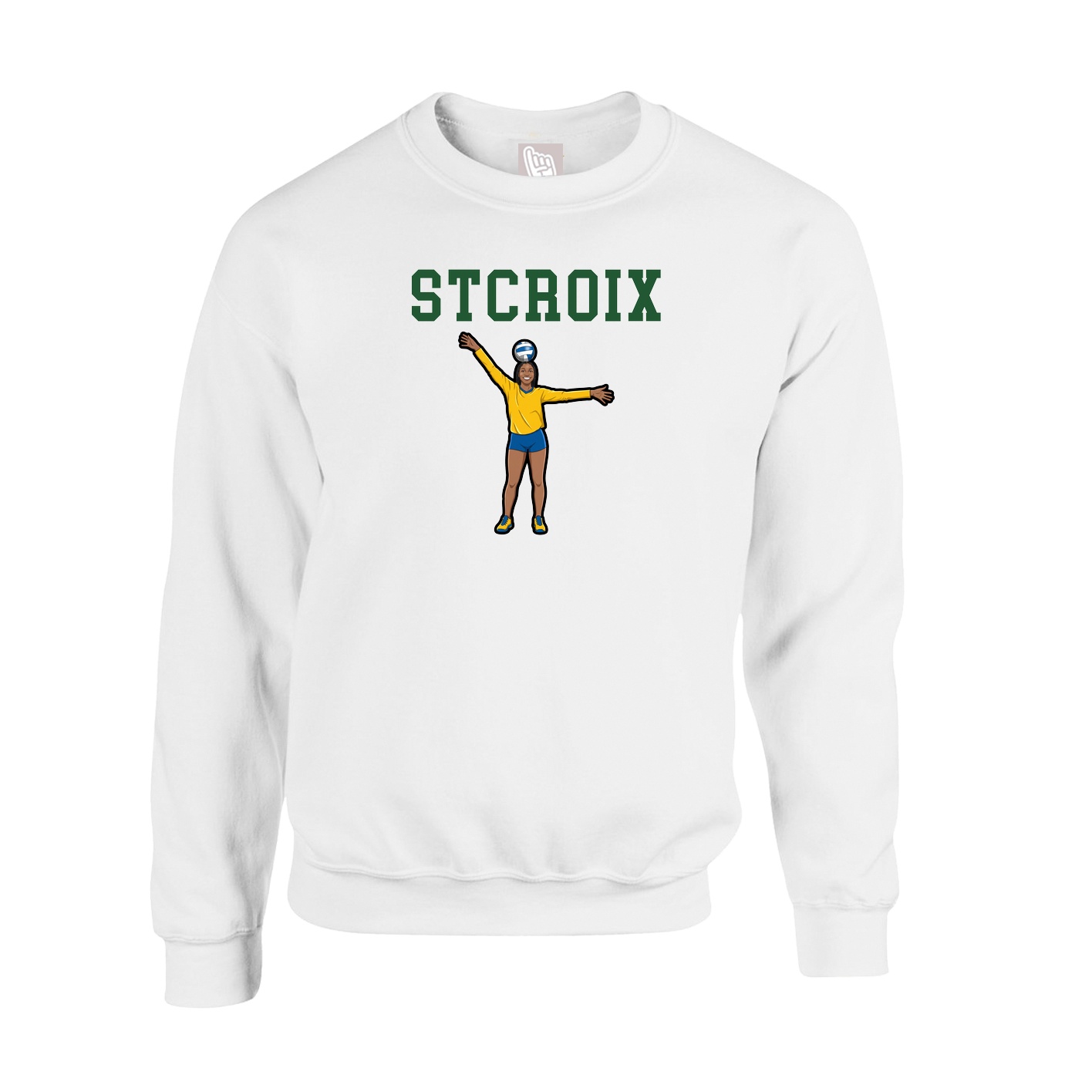 Fleece Crew — Shirsey in White
