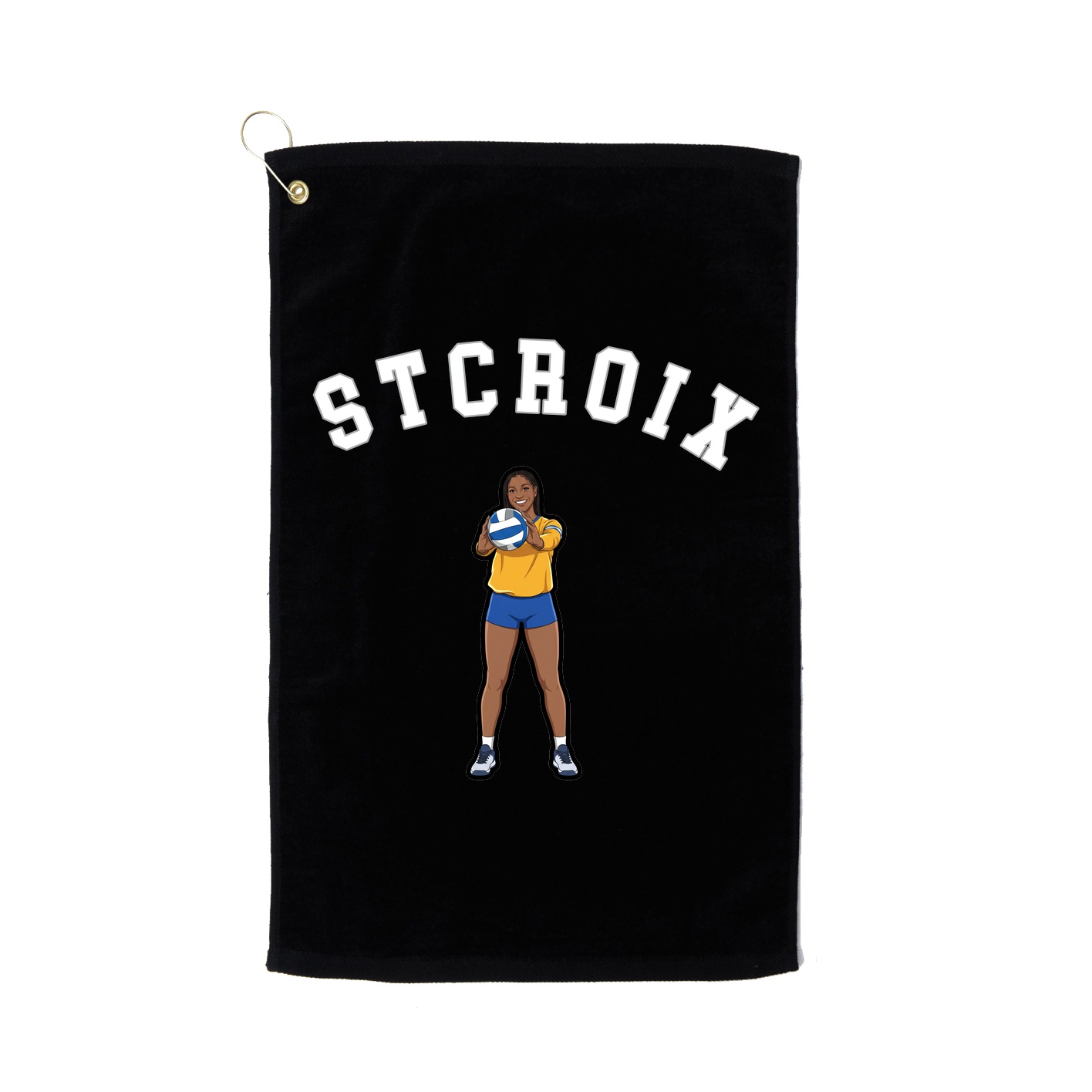 Golf Towel — Shirsey Arch in Black