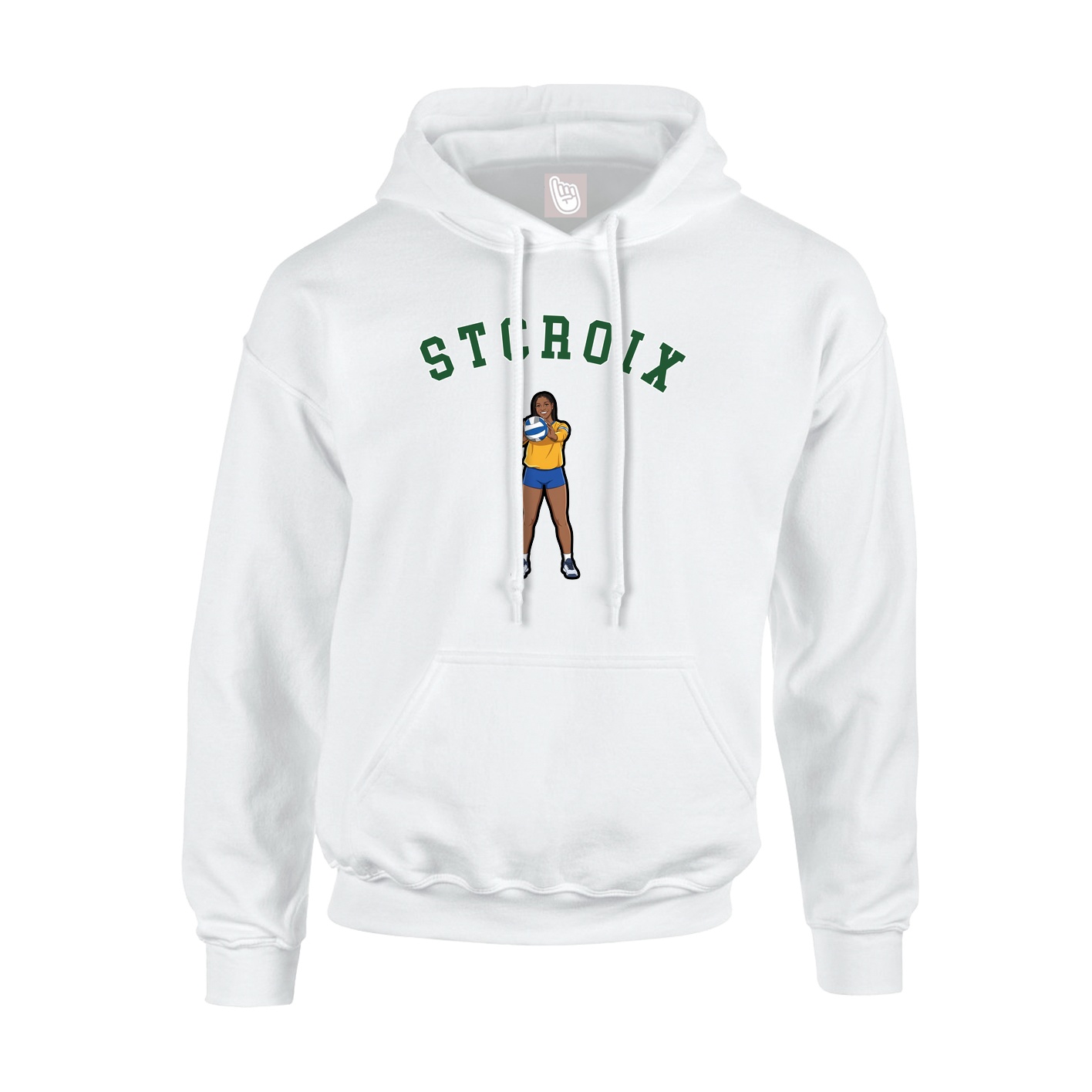 Hoodie — Shirsey Arch in White