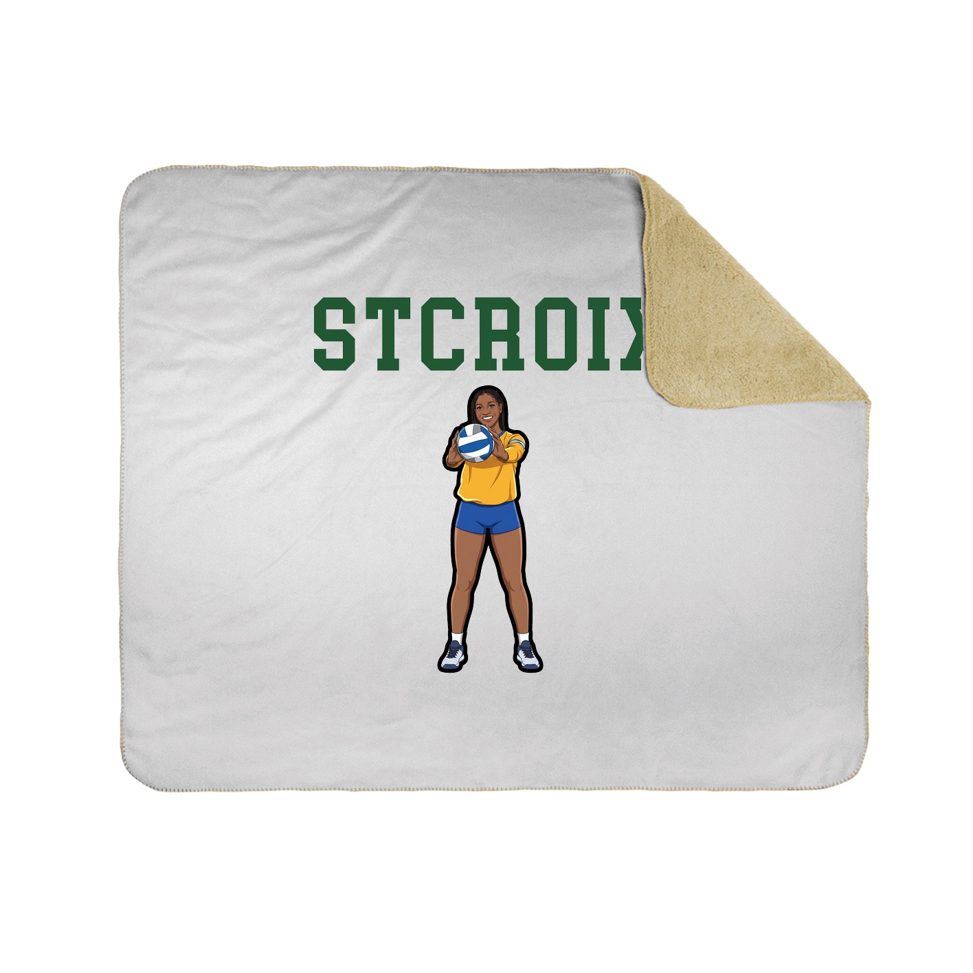 Throw Blanket — Shirsey in White