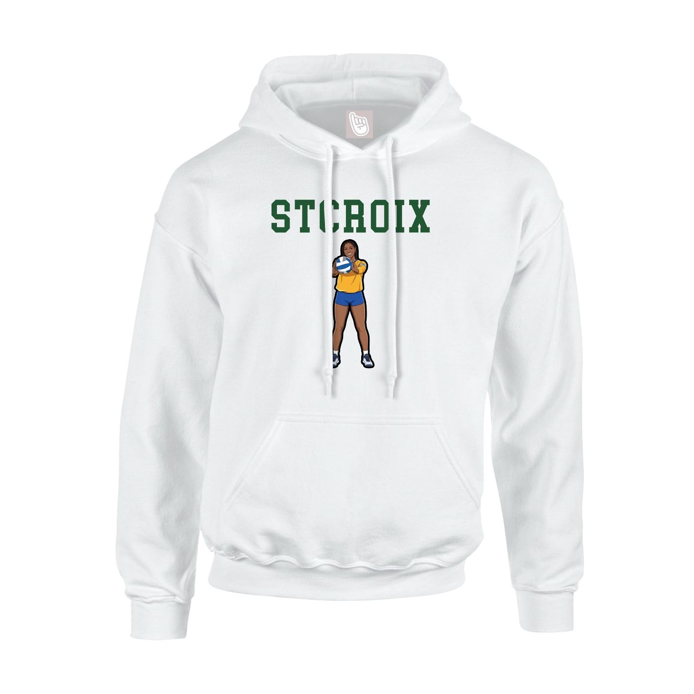 Youth Hoodie — Shirsey in White