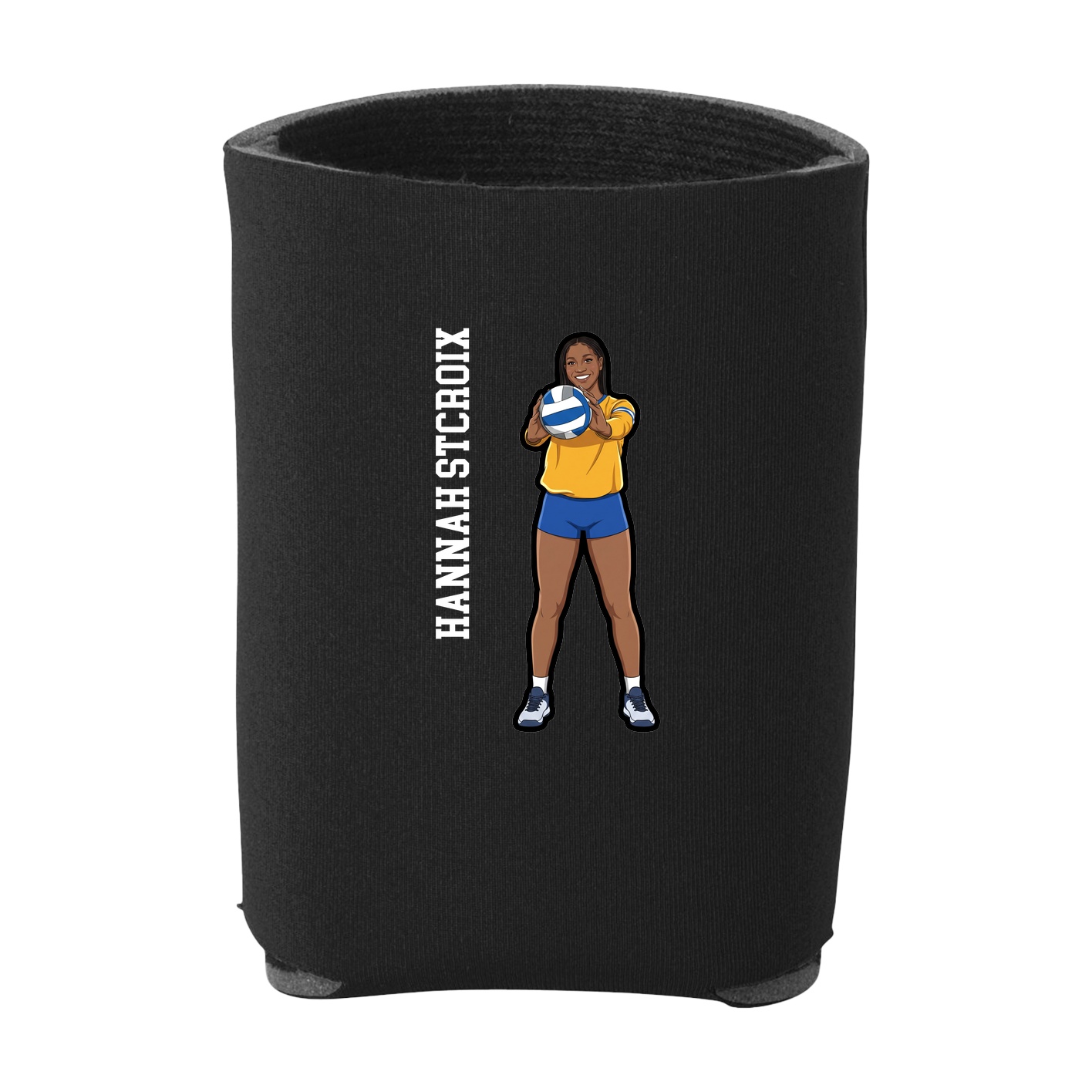 Can Holder — Name Vertical in Black