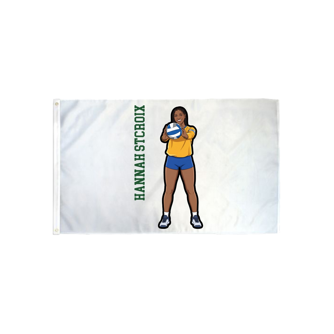 3x5 Flag — Name Vertical in Classic