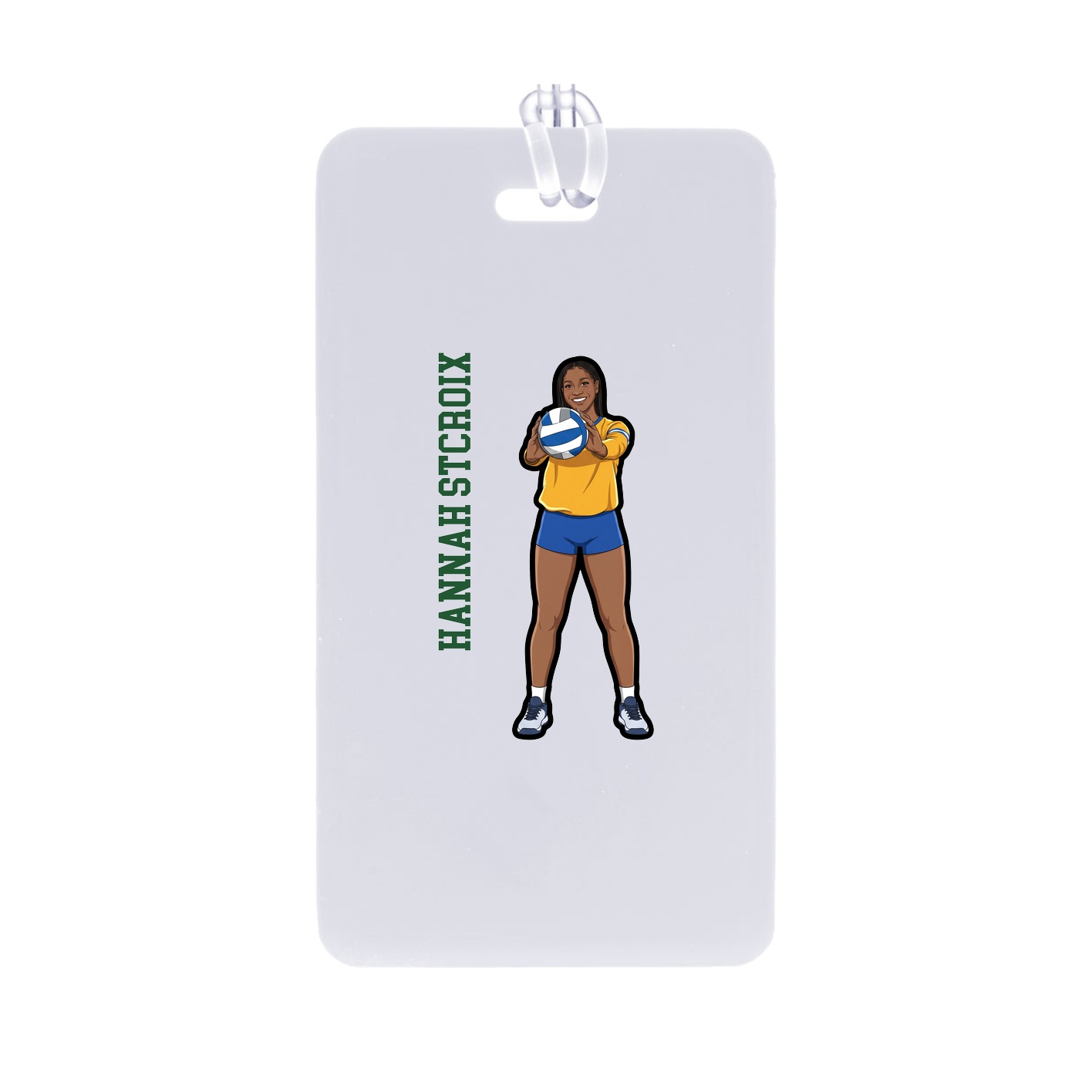 Bag Tag — Name Vertical in Classic