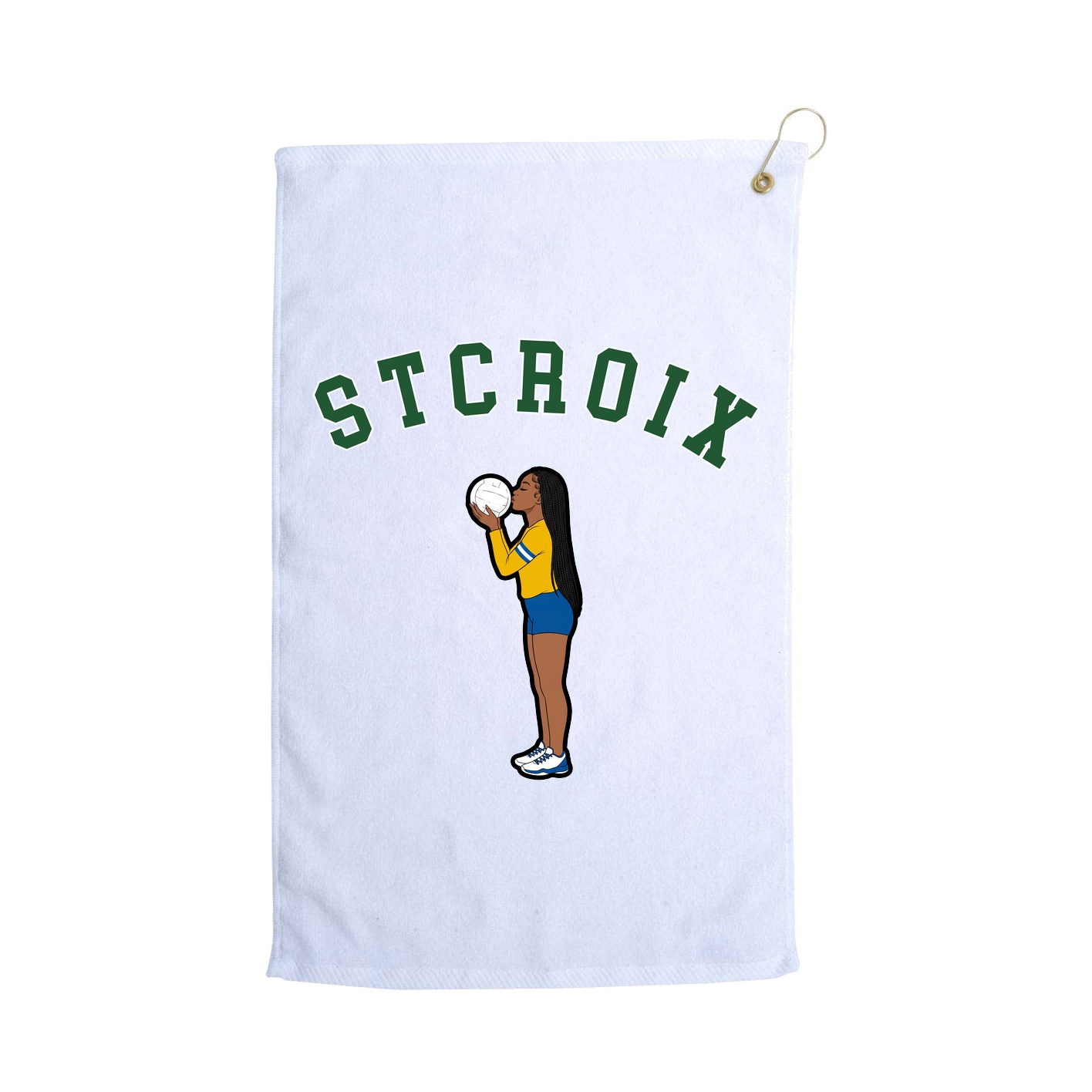 Golf Towel — Shirsey Arch in White