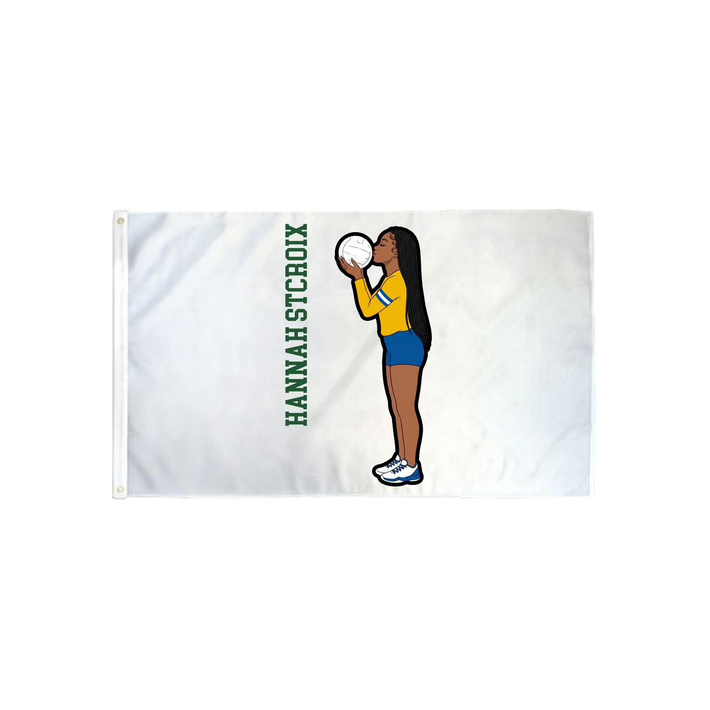 3x5 Flag — Name Vertical in Classic