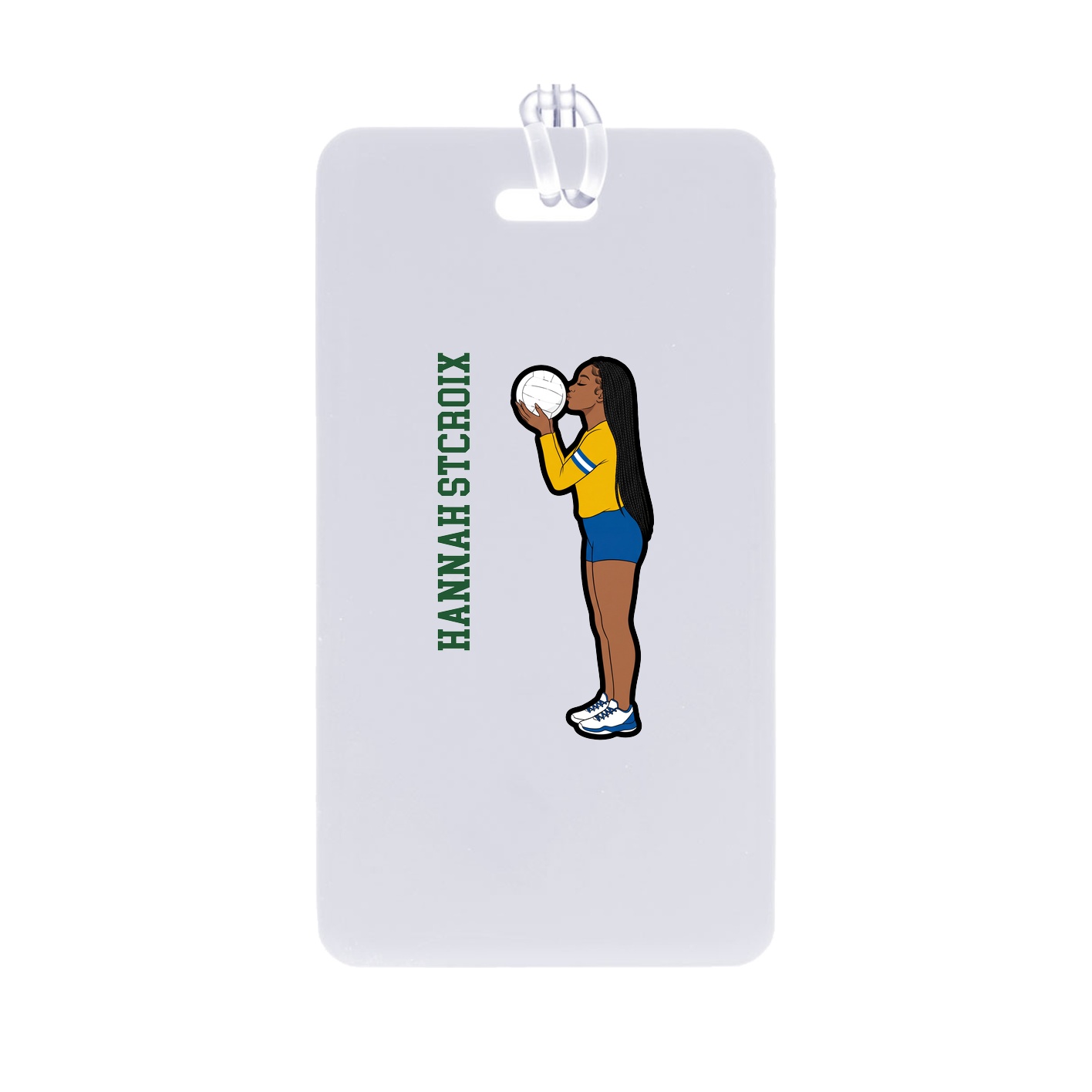 Bag Tag — Name Vertical in Classic